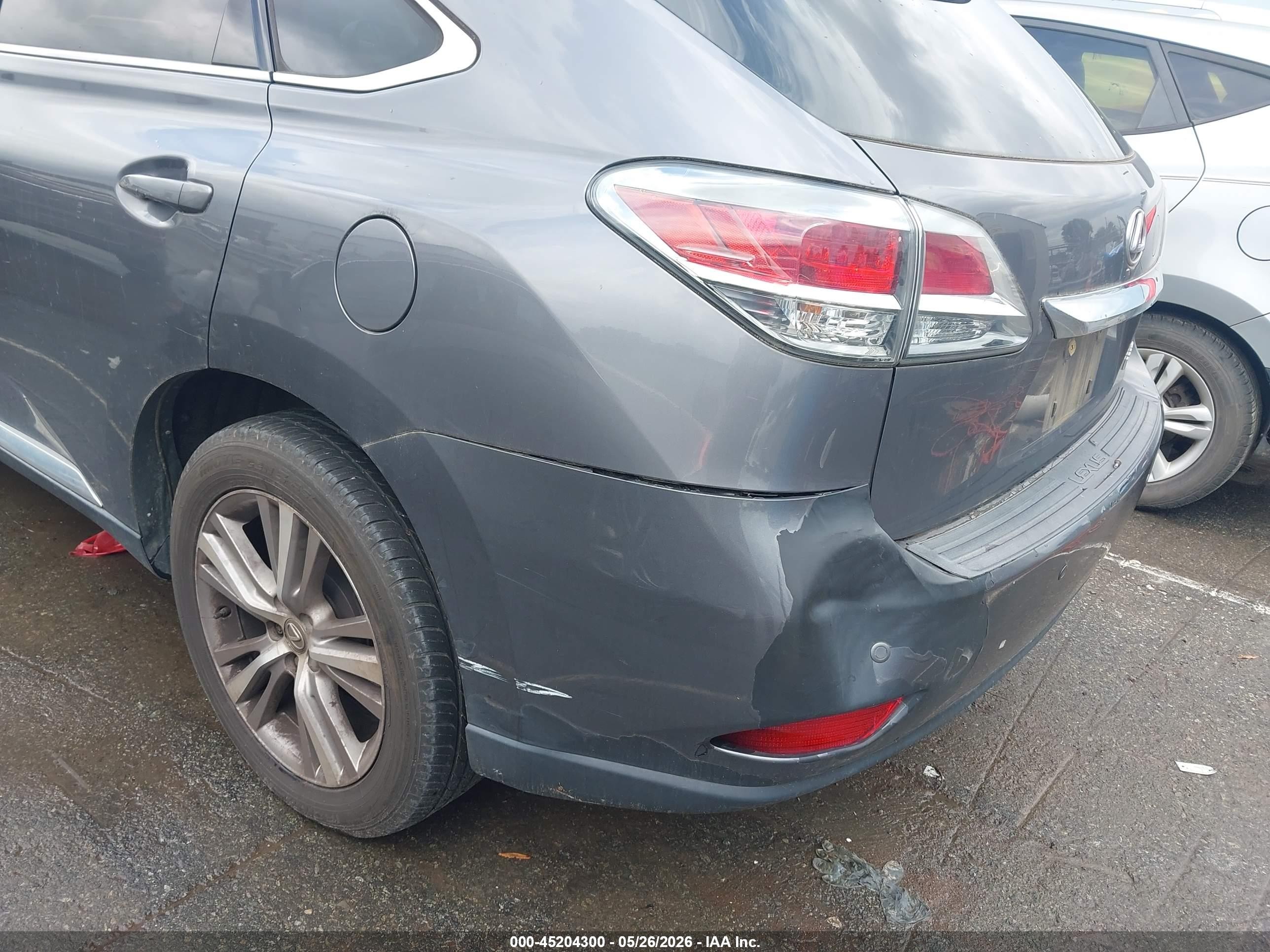 2015 Lexus Rx 350   Gray vin: 2T2ZK1BA0FC168597