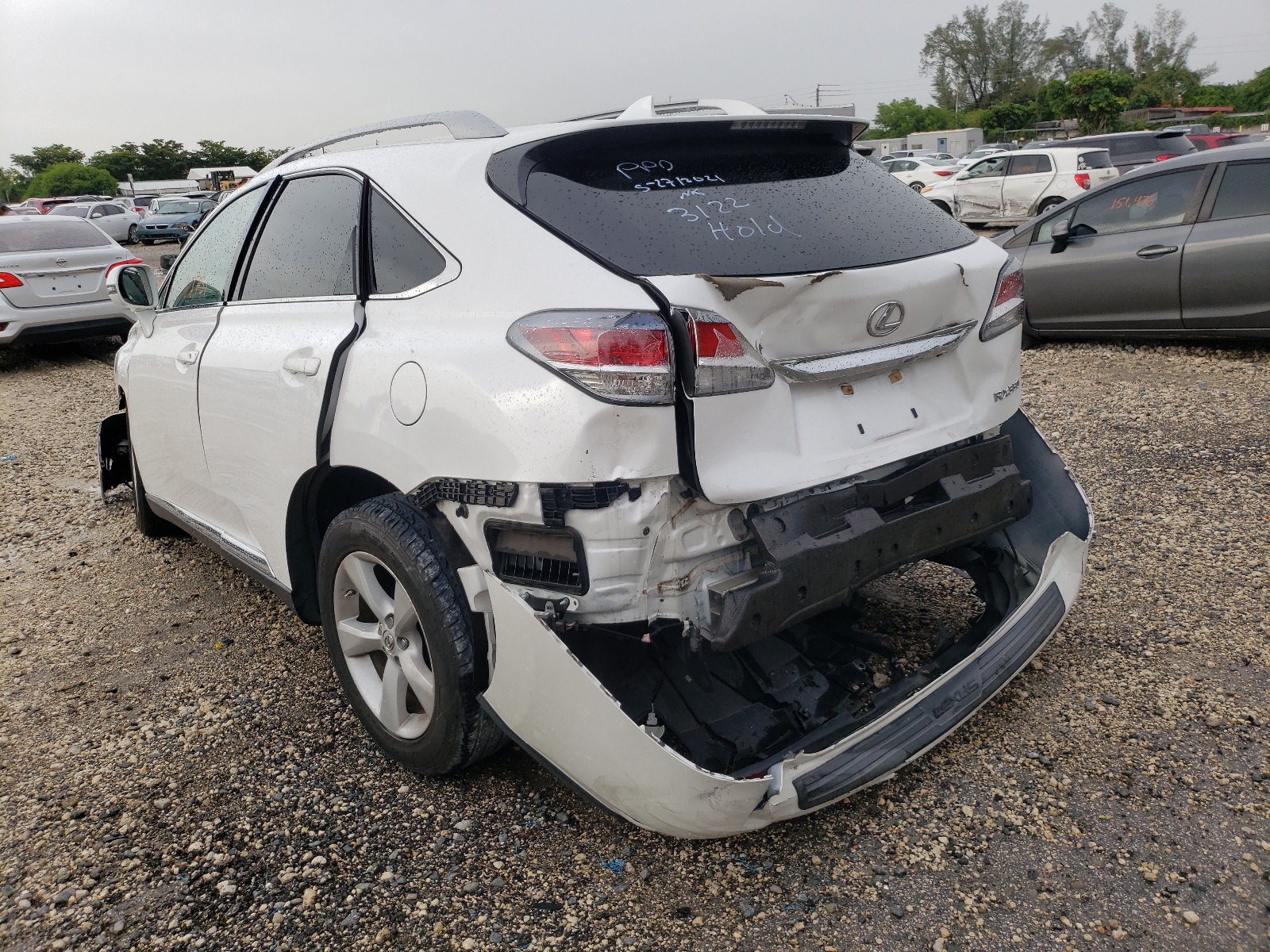 2015 Lexus Rx 350 White vin: 2T2ZK1BA0FC173122