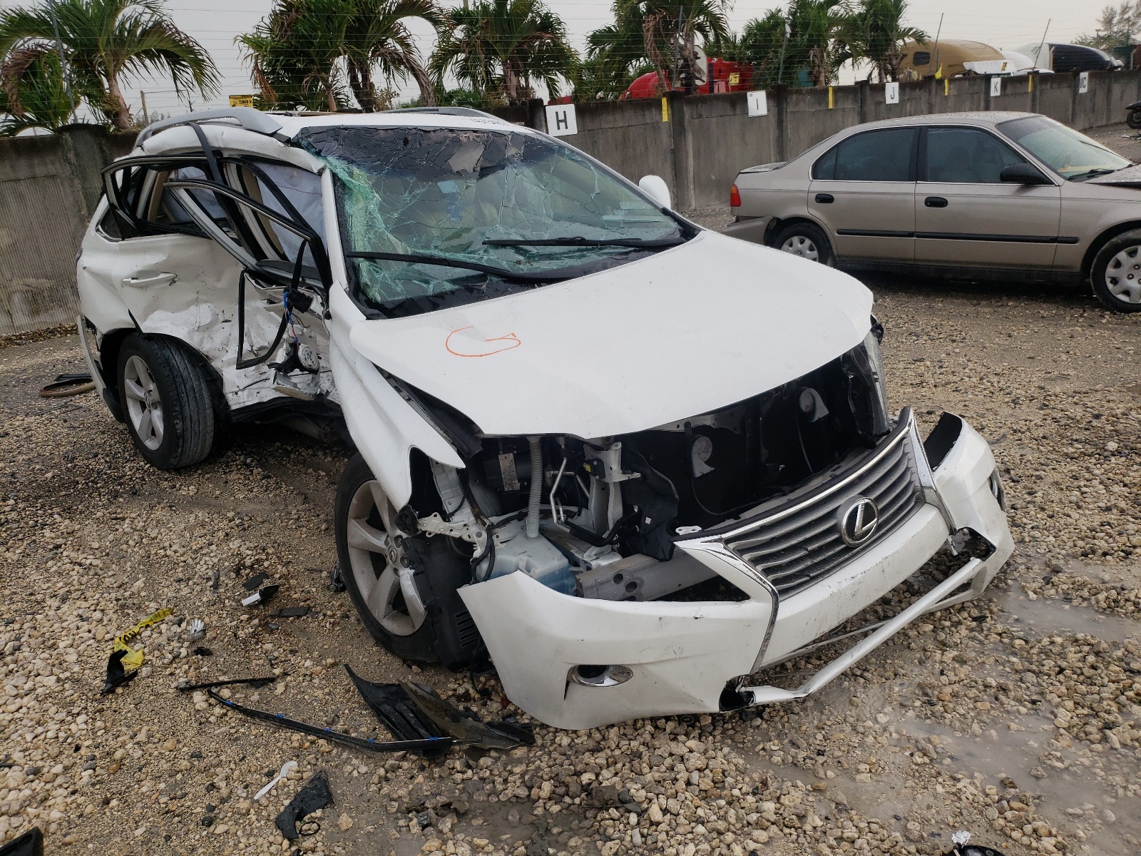 2015 Lexus Rx 350 White vin: 2T2ZK1BA0FC173122