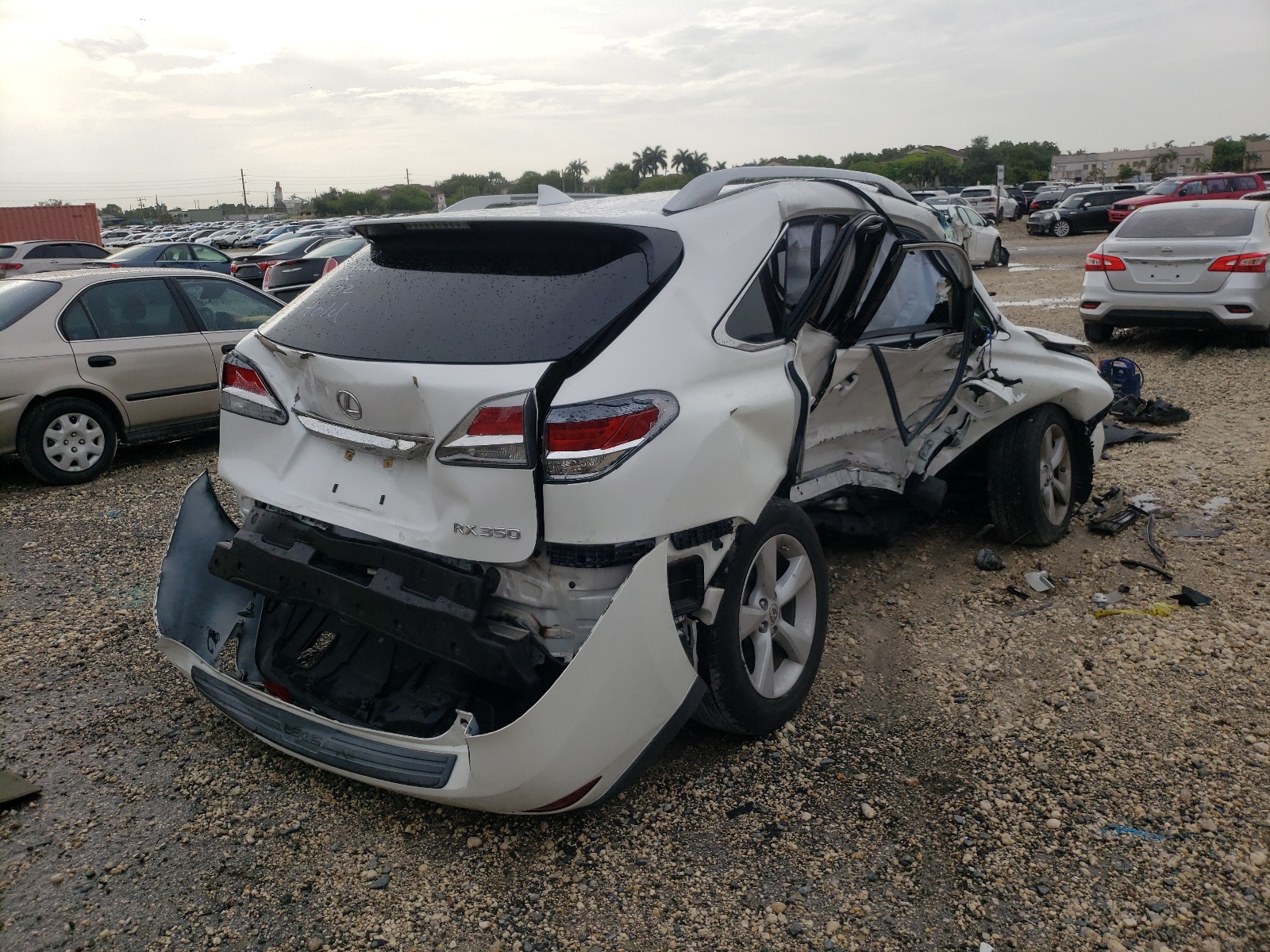 2015 Lexus Rx 350 White vin: 2T2ZK1BA0FC173122