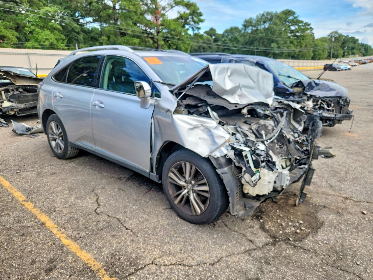 2015 Lexus Rx 350 Silver vin: 2T2ZK1BA0FC180443