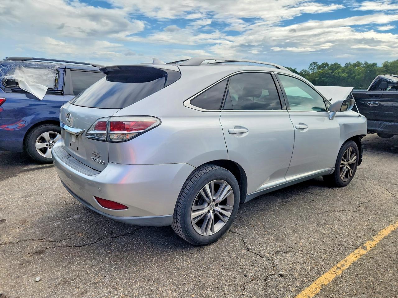 2015 Lexus Rx 350 Silver vin: 2T2ZK1BA0FC180443