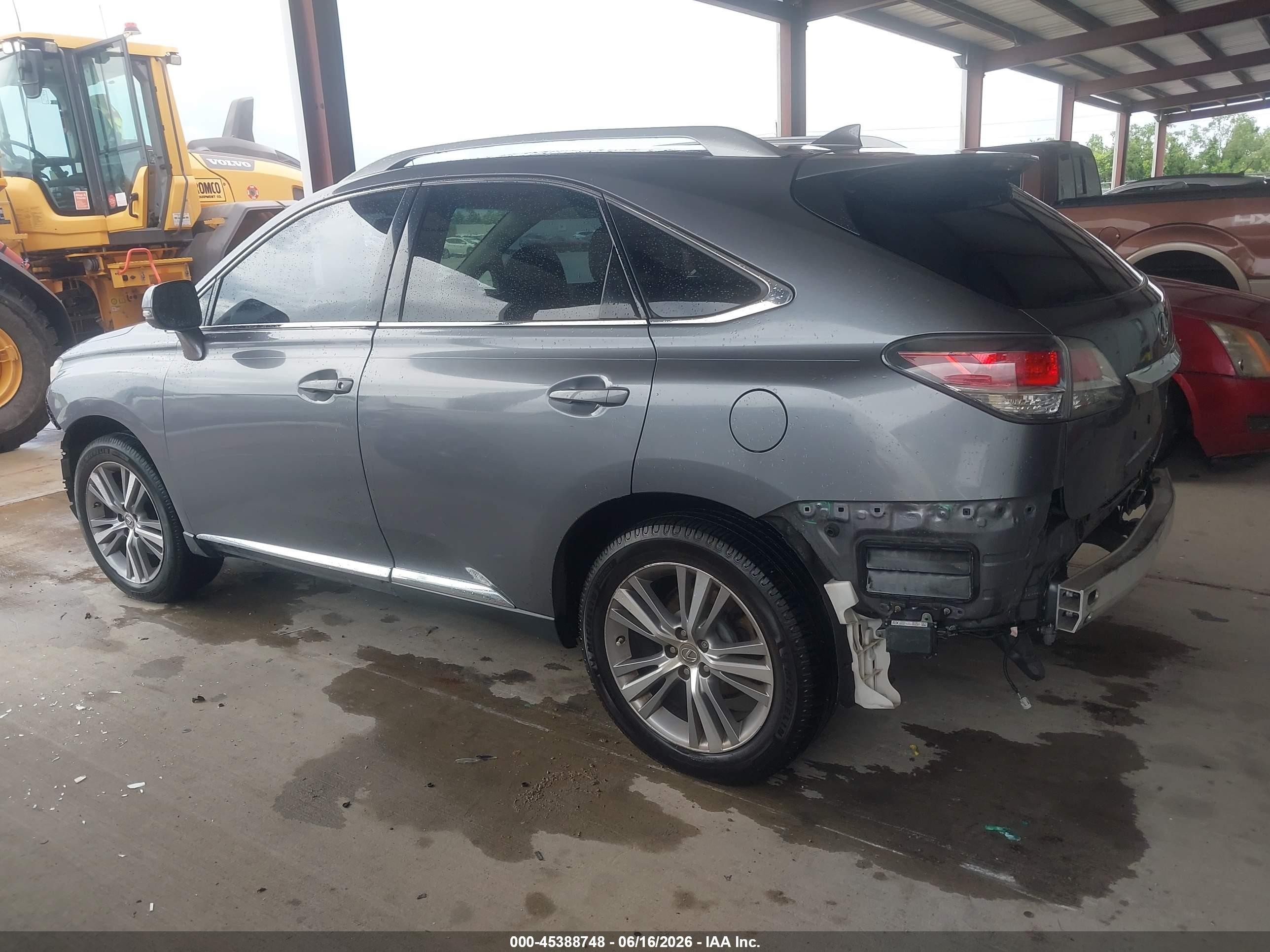 2015 Lexus Rx 350   Gray vin: 2T2ZK1BA0FC197808
