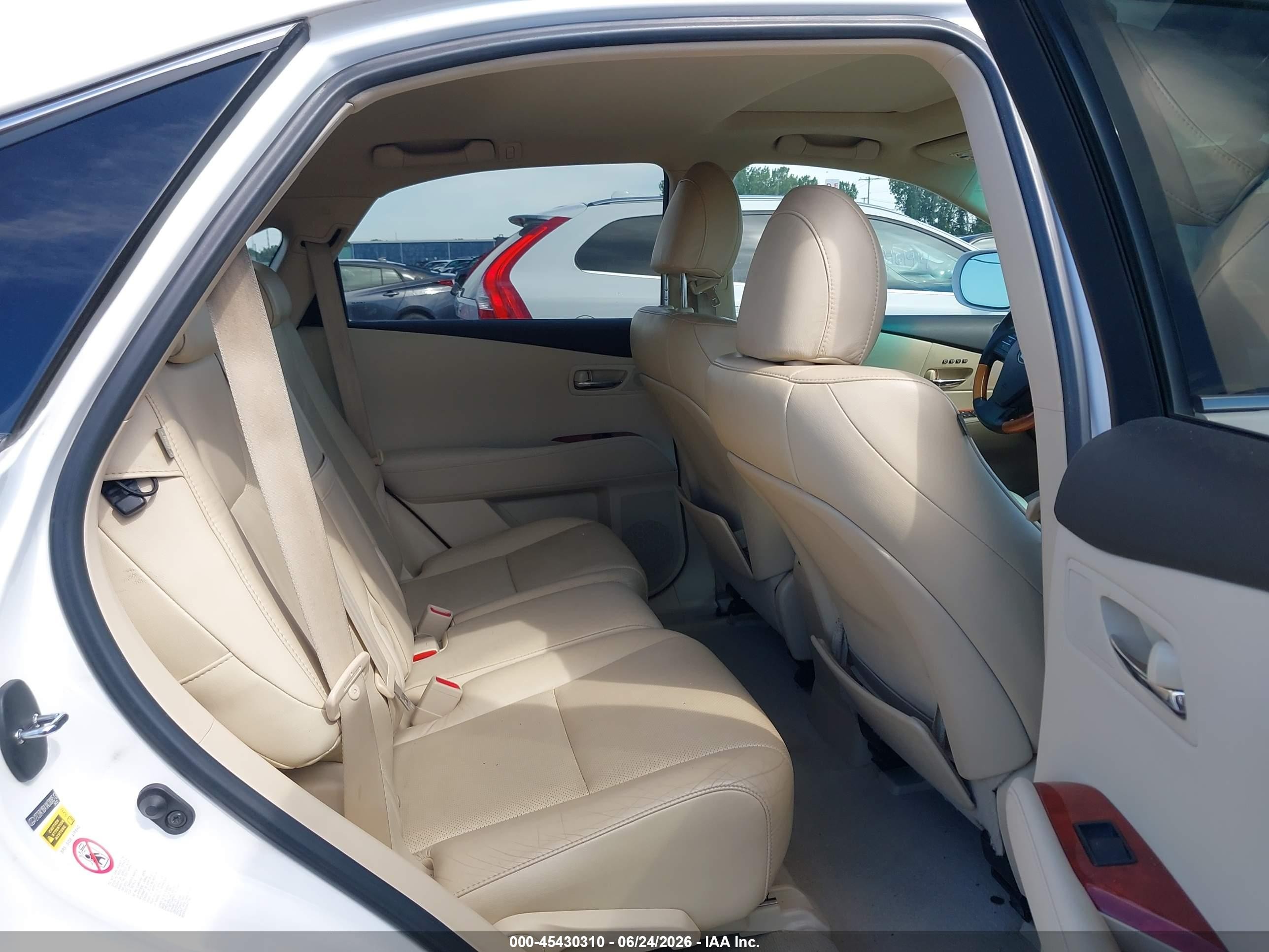2010 Lexus Rx 350   White vin: 2T2ZK1BA1AC008513
