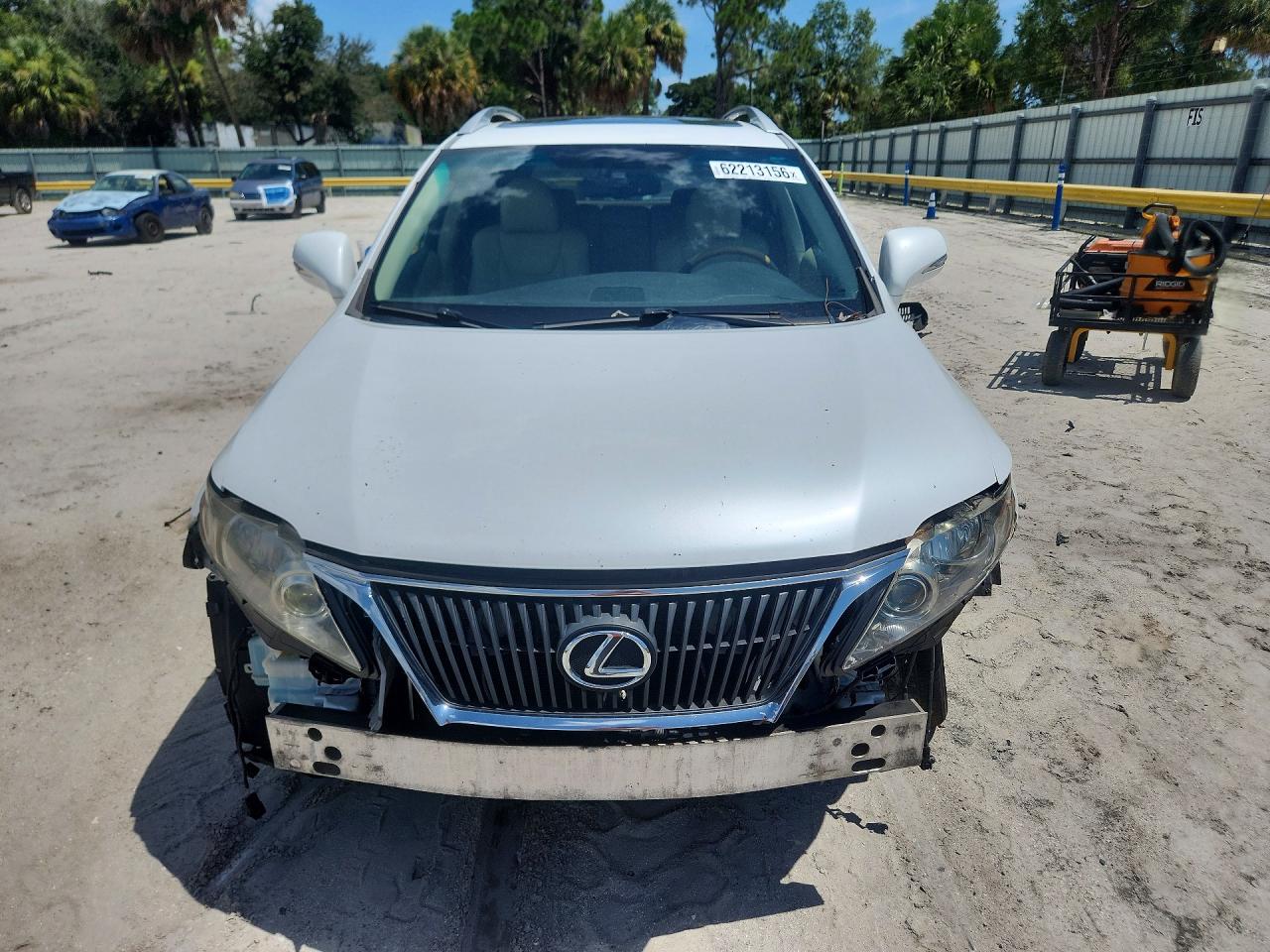 2010 Lexus Rx 350 White vin: 2T2ZK1BA1AC008947