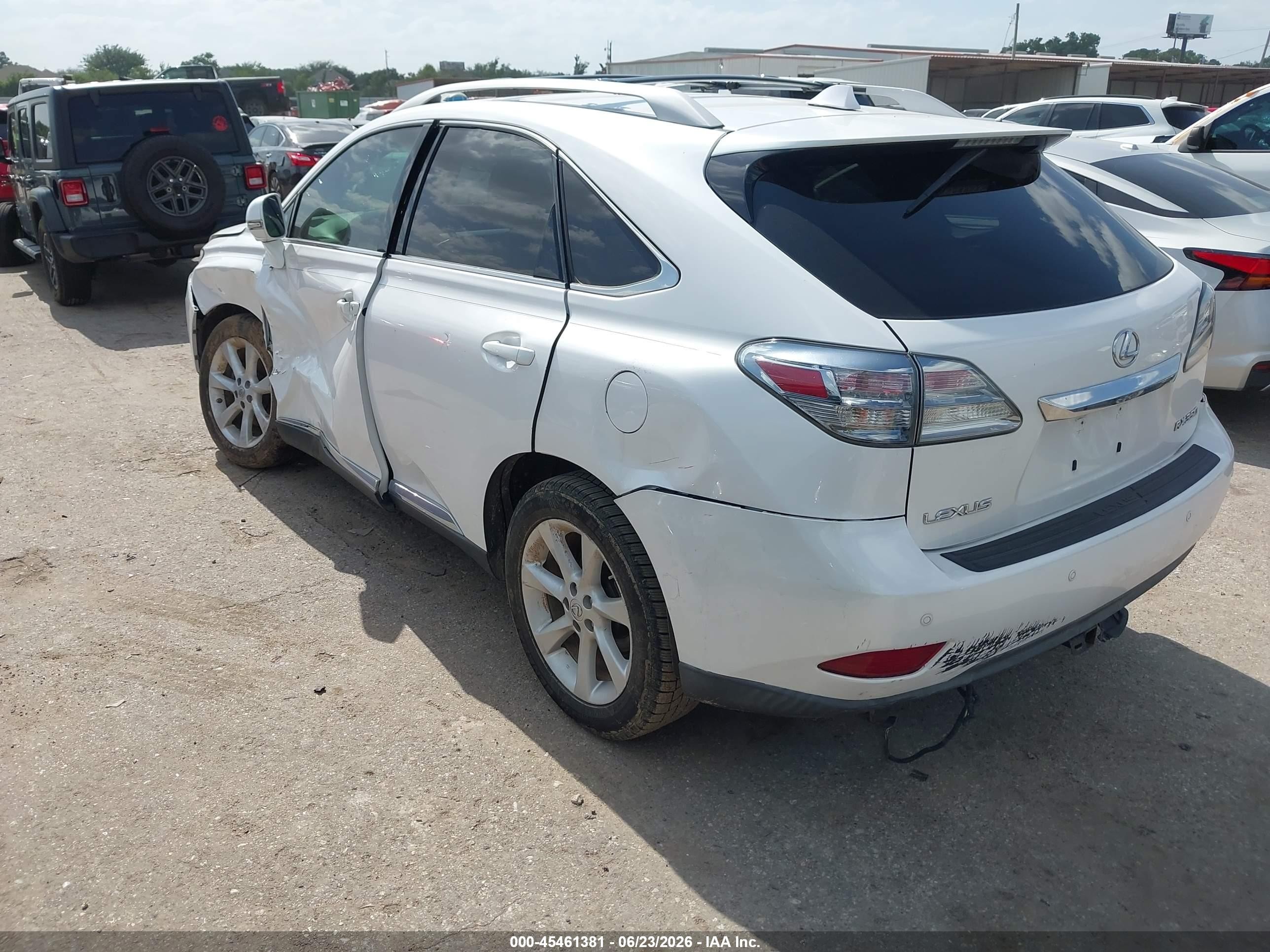 2010 Lexus Rx 350   Белый vin: 2T2ZK1BA1AC031936