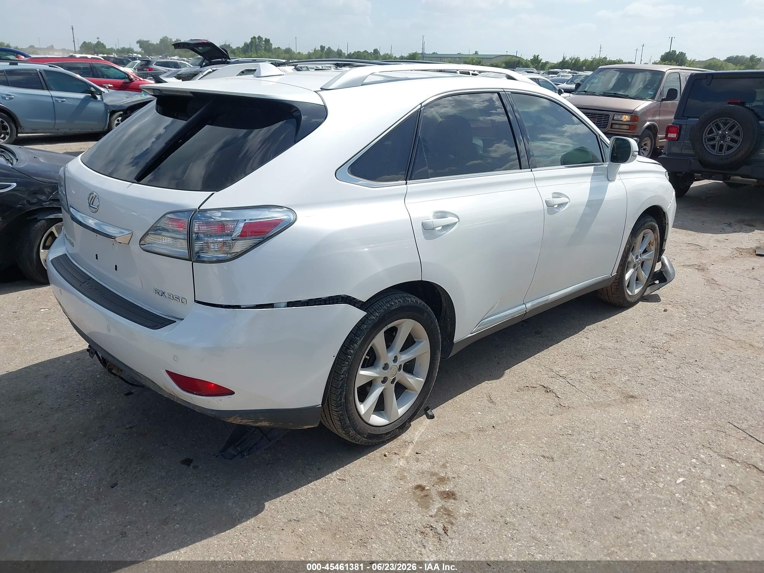 2010 Lexus Rx 350   Белый vin: 2T2ZK1BA1AC031936