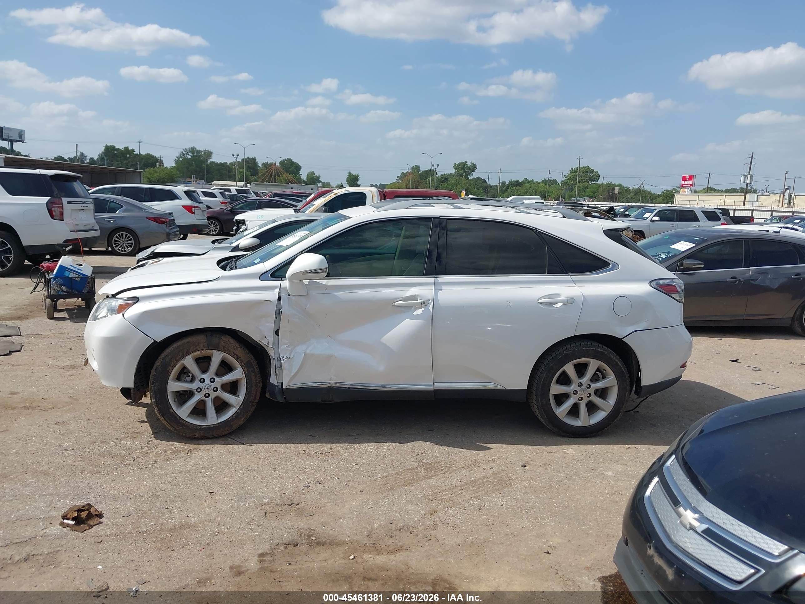 2010 Lexus Rx 350   Белый vin: 2T2ZK1BA1AC031936