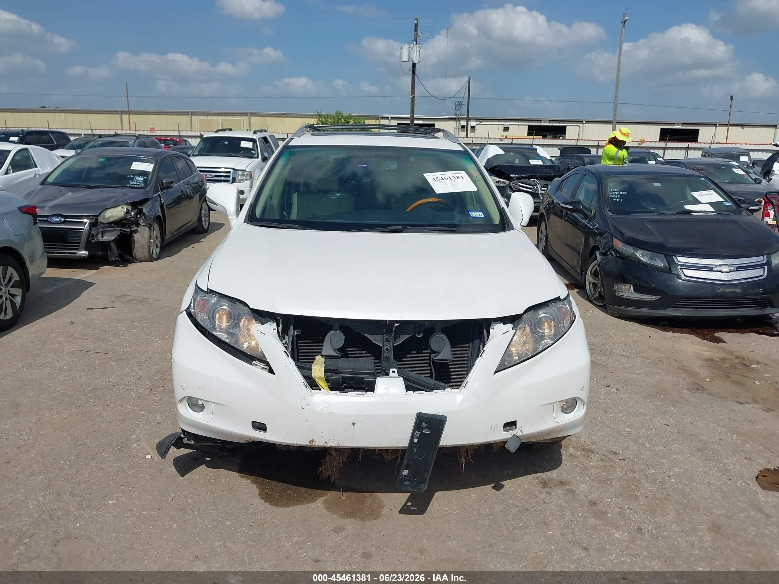 2010 Lexus Rx 350   Белый vin: 2T2ZK1BA1AC031936