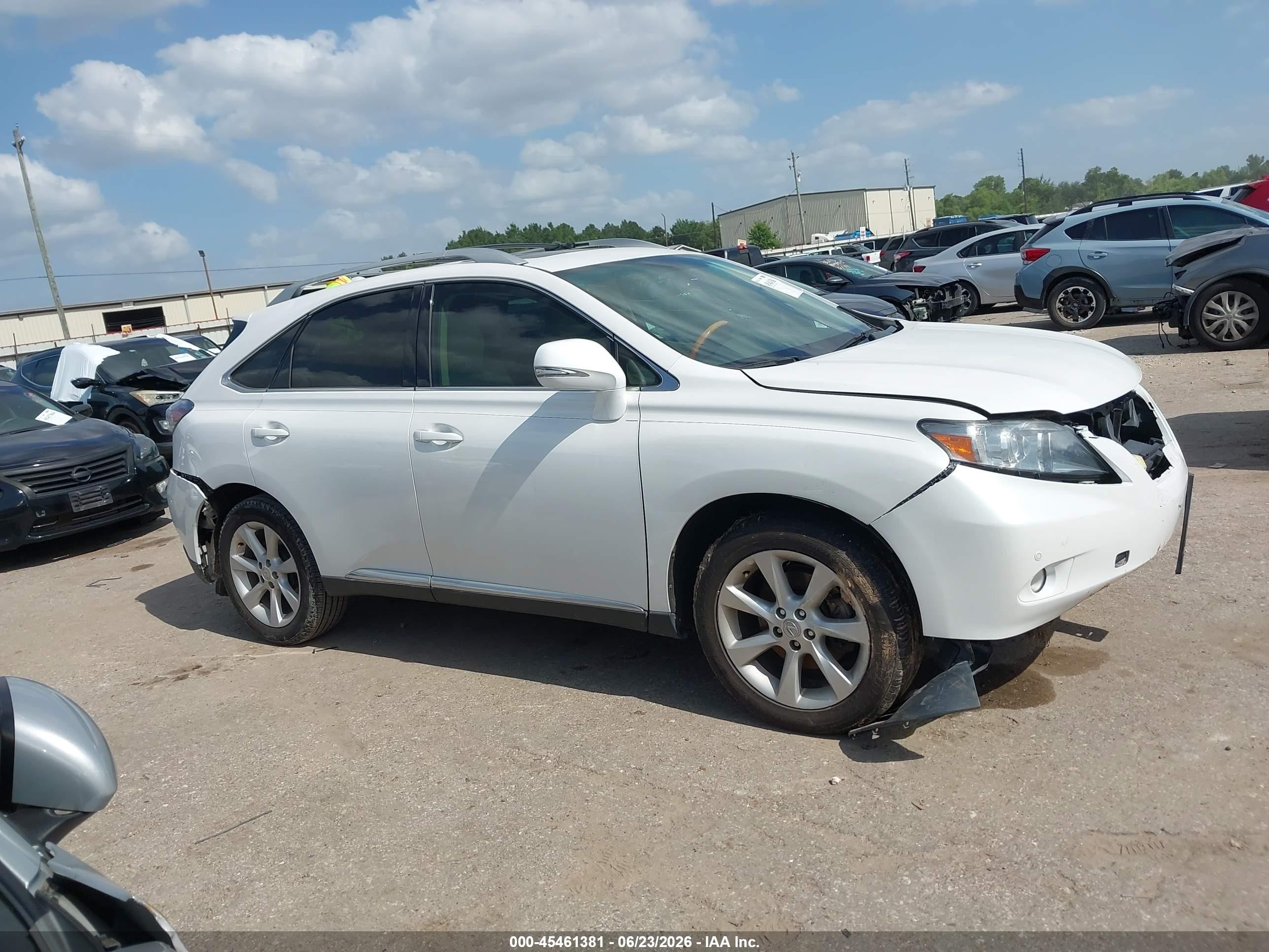 2010 Lexus Rx 350   Белый vin: 2T2ZK1BA1AC031936
