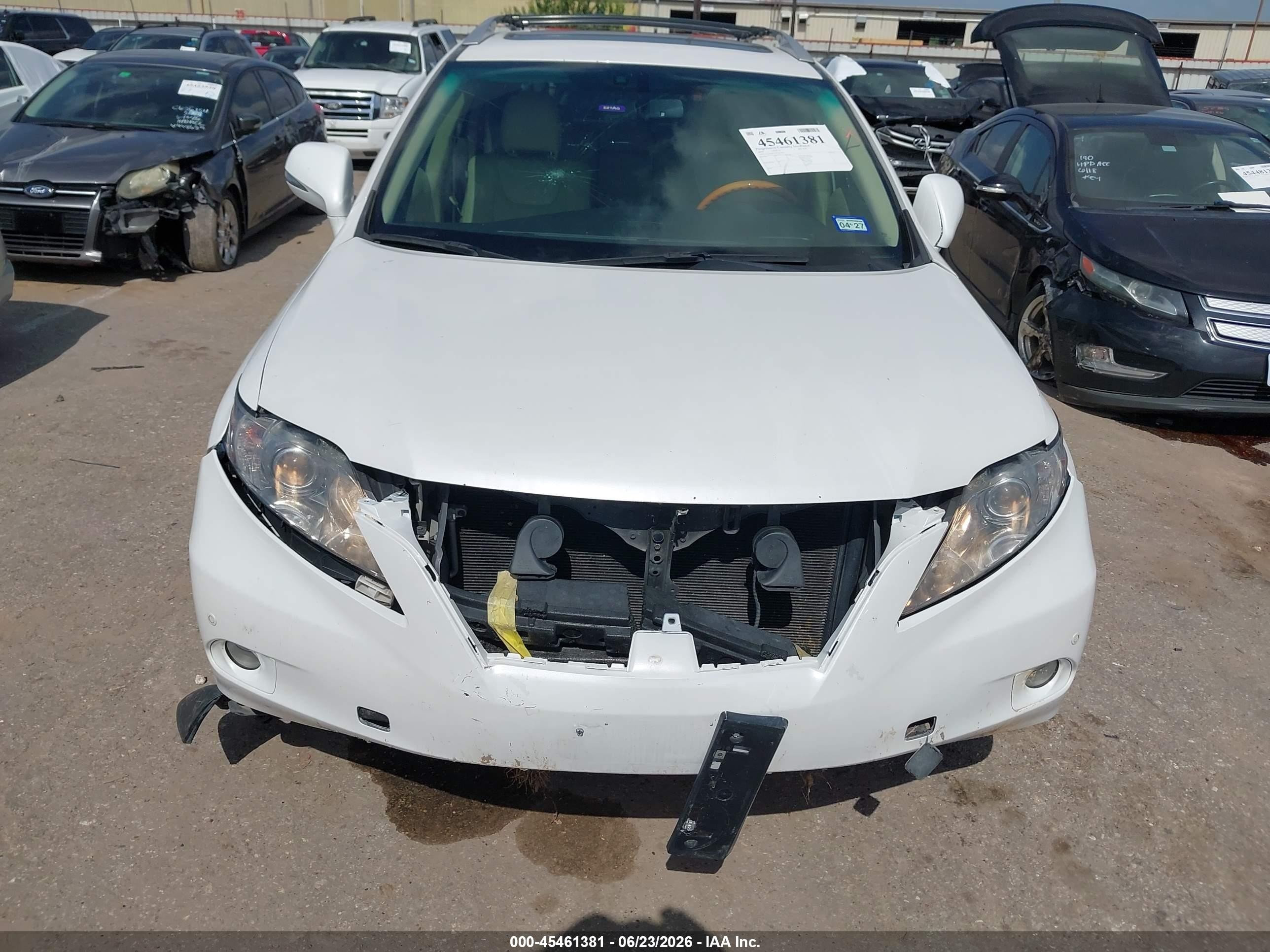 2010 Lexus Rx 350   Белый vin: 2T2ZK1BA1AC031936