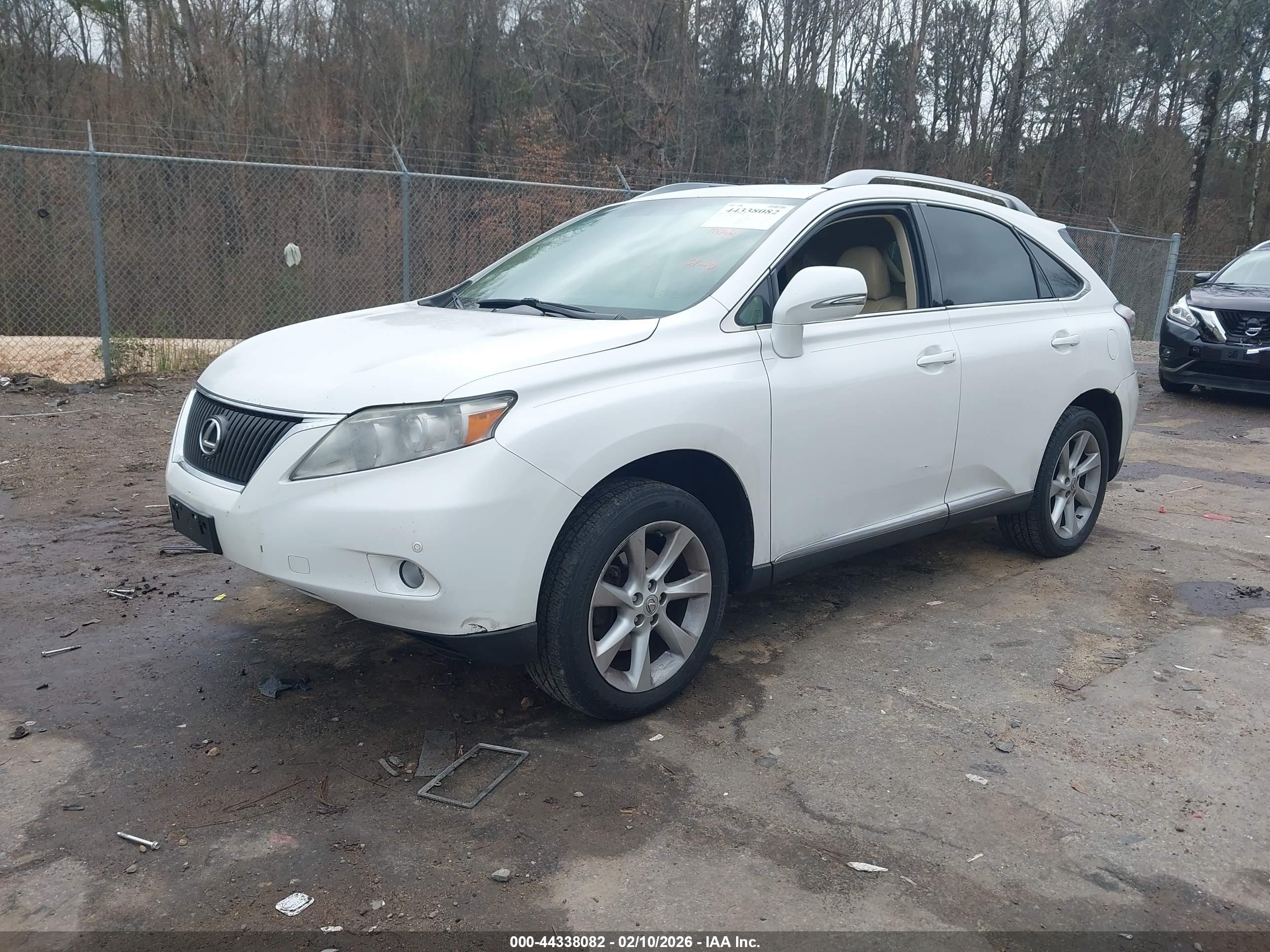 2010 Lexus Rx 350 White vin: 2T2ZK1BA1AC032911
