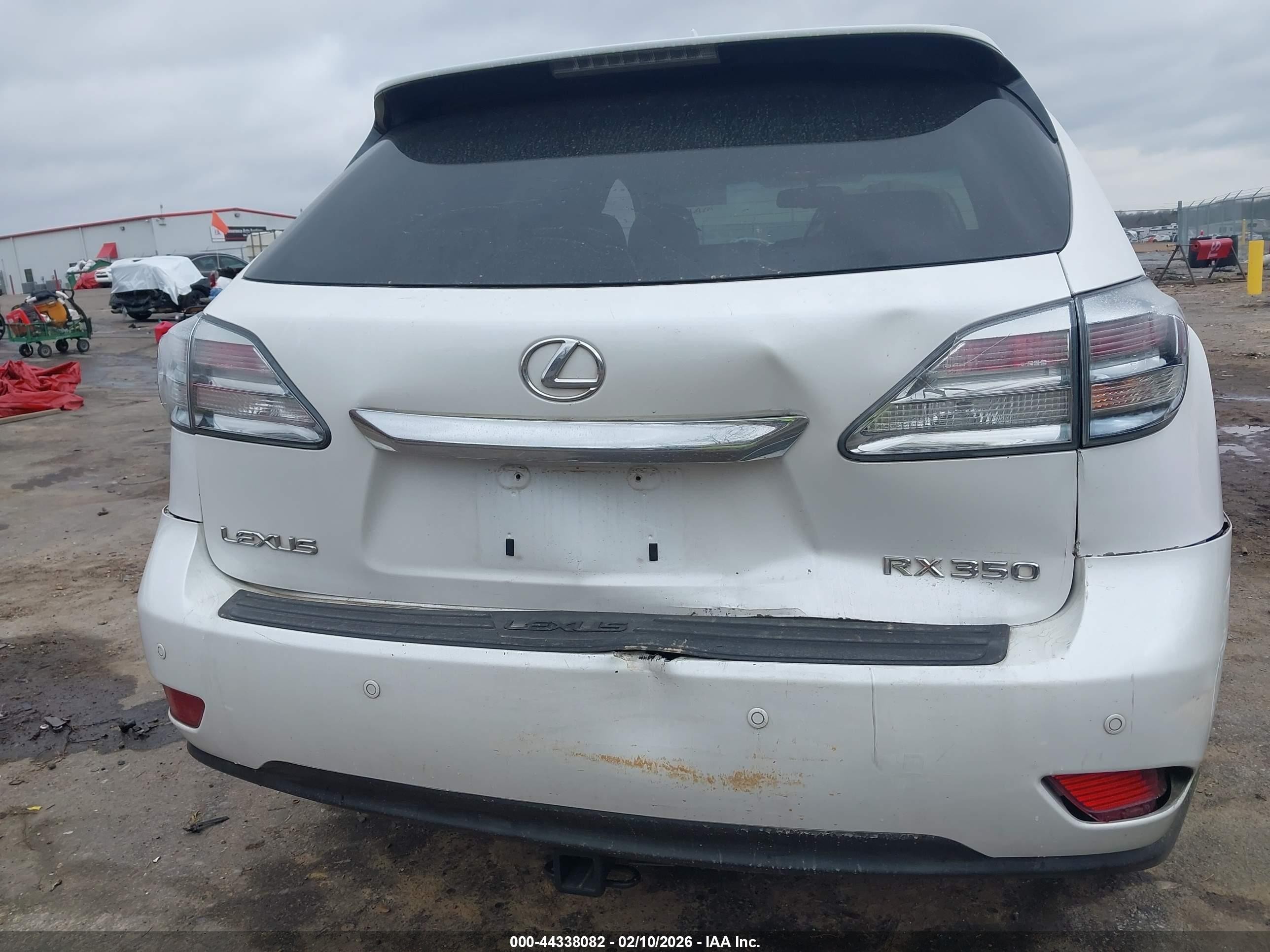 2010 Lexus Rx 350 White vin: 2T2ZK1BA1AC032911