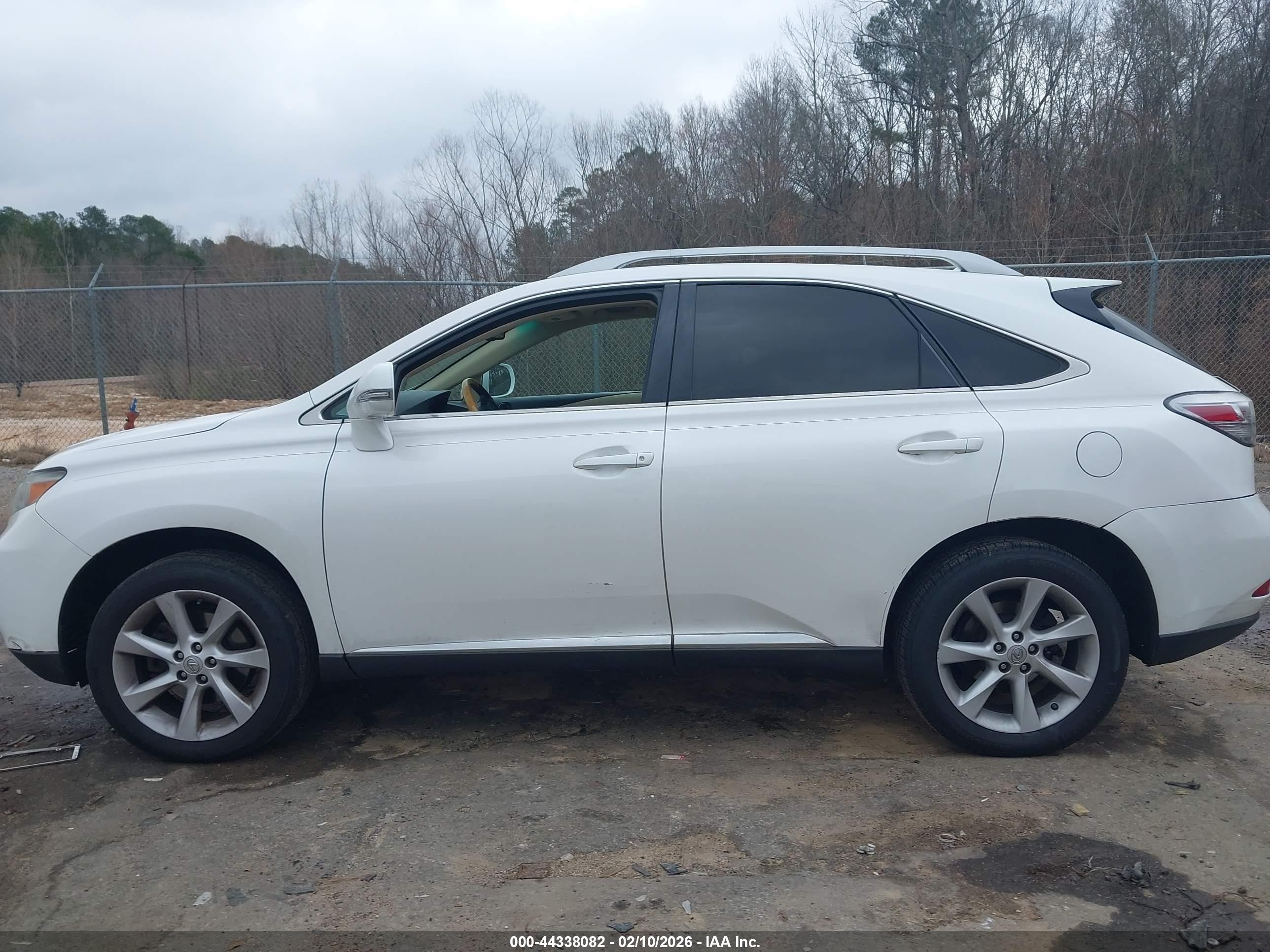 2010 Lexus Rx 350 White vin: 2T2ZK1BA1AC032911
