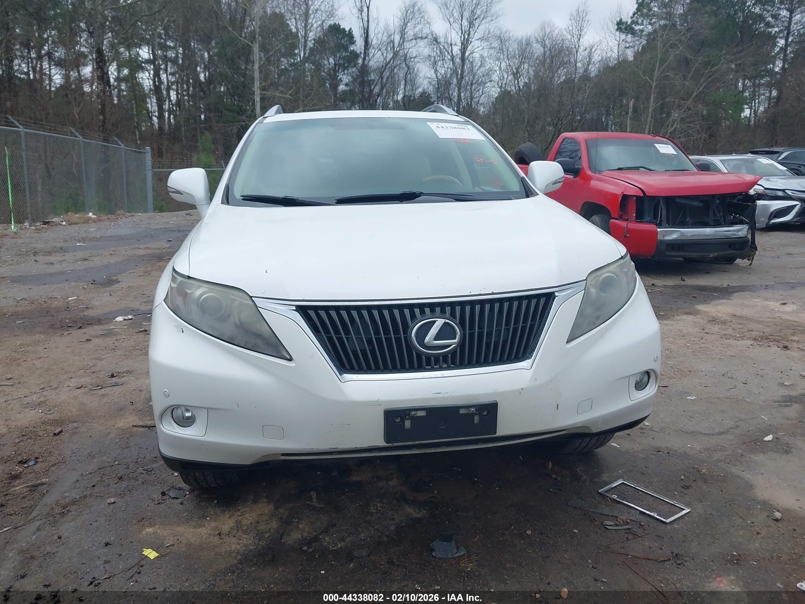 2010 Lexus Rx 350 White vin: 2T2ZK1BA1AC032911