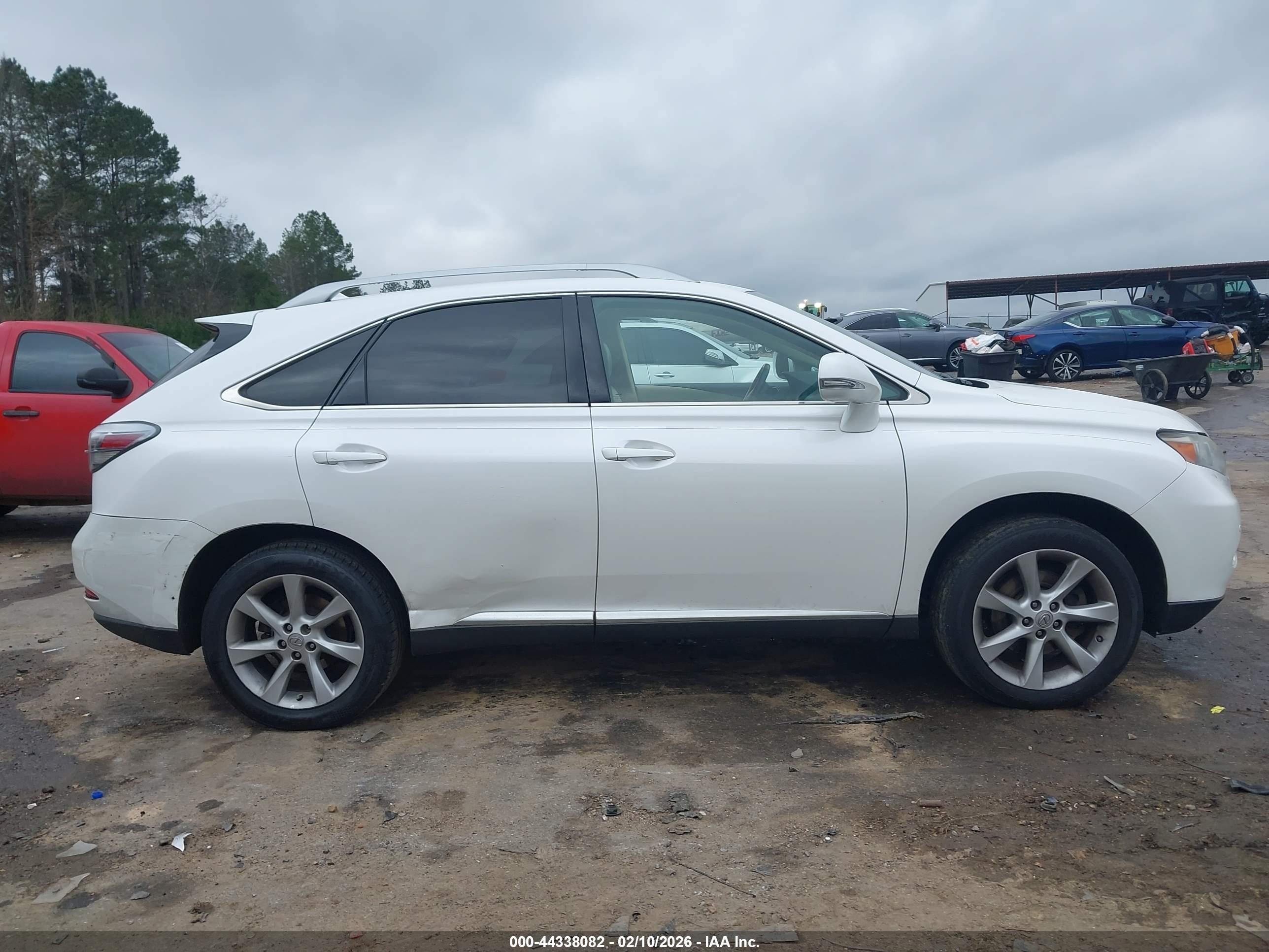 2010 Lexus Rx 350 White vin: 2T2ZK1BA1AC032911