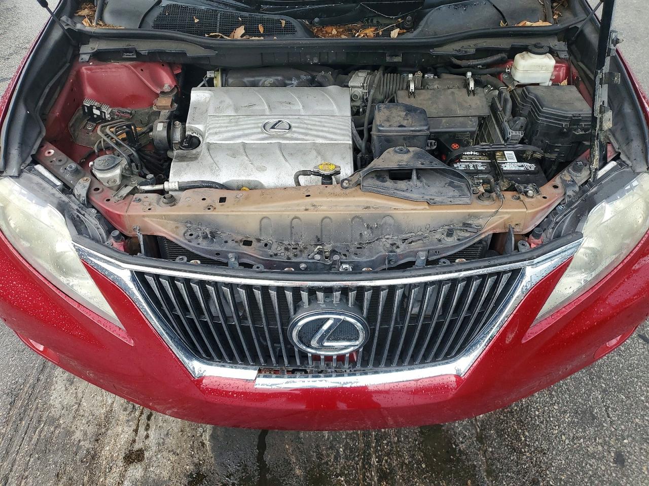 2011 Lexus Rx 350 Burgundy vin: 2T2ZK1BA1BC043473