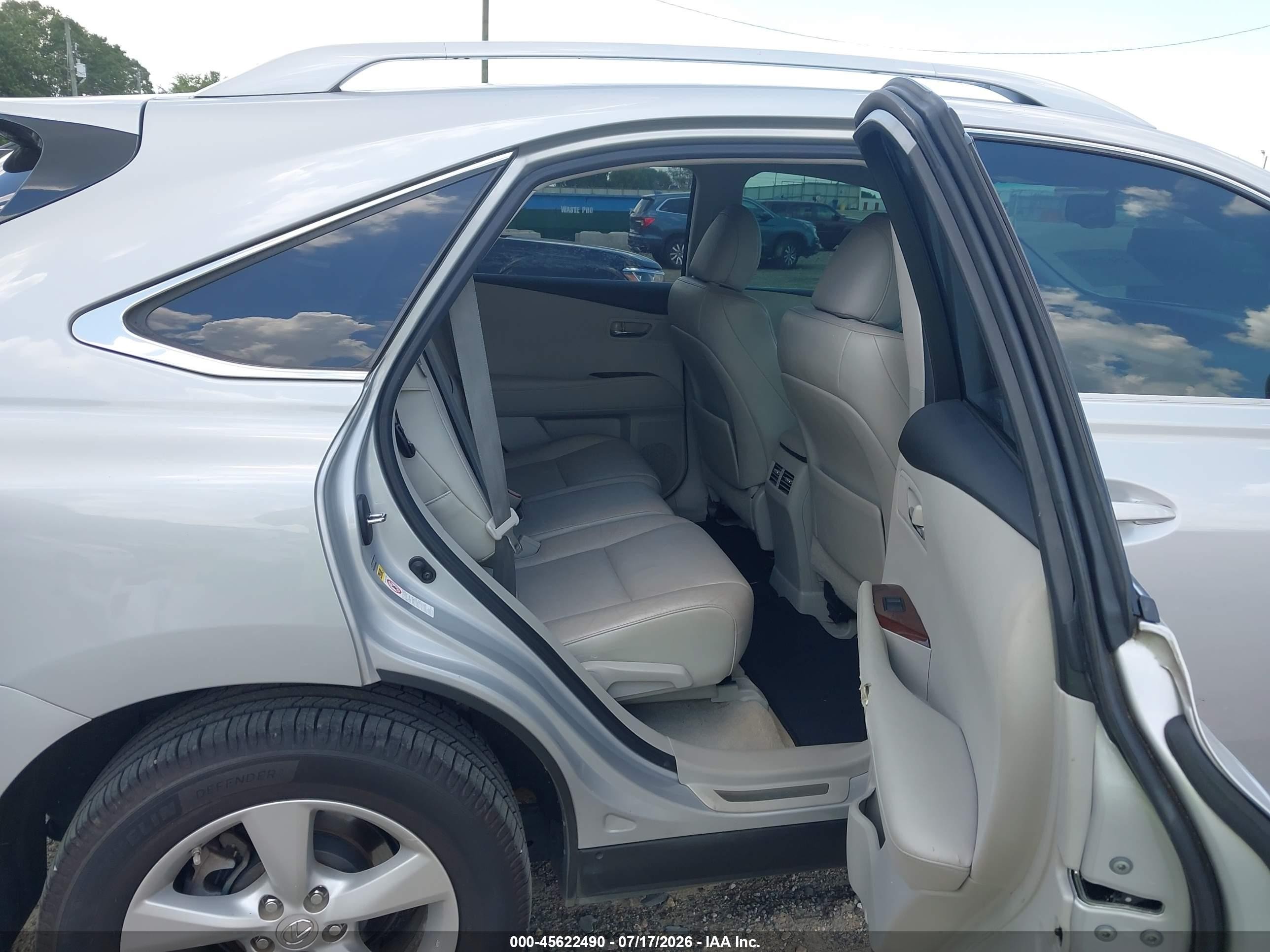 2011 Lexus Rx 350   Silver vin: 2T2ZK1BA1BC049533