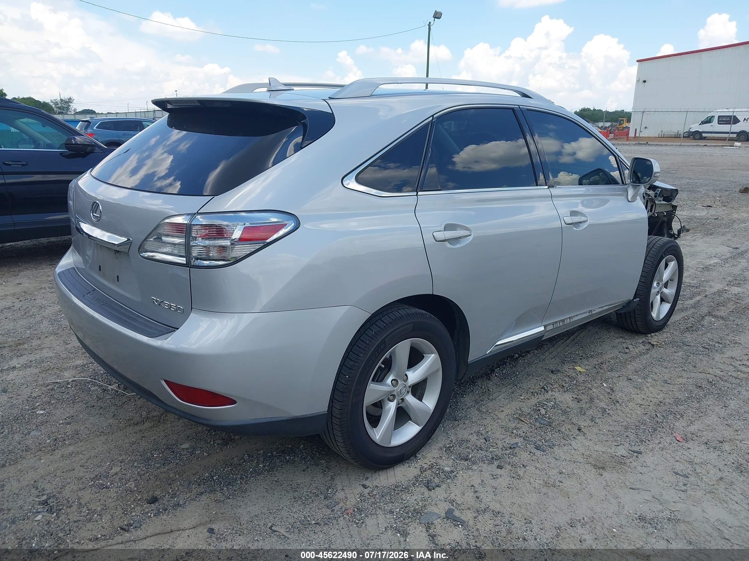 2011 Lexus Rx 350   Silver vin: 2T2ZK1BA1BC049533