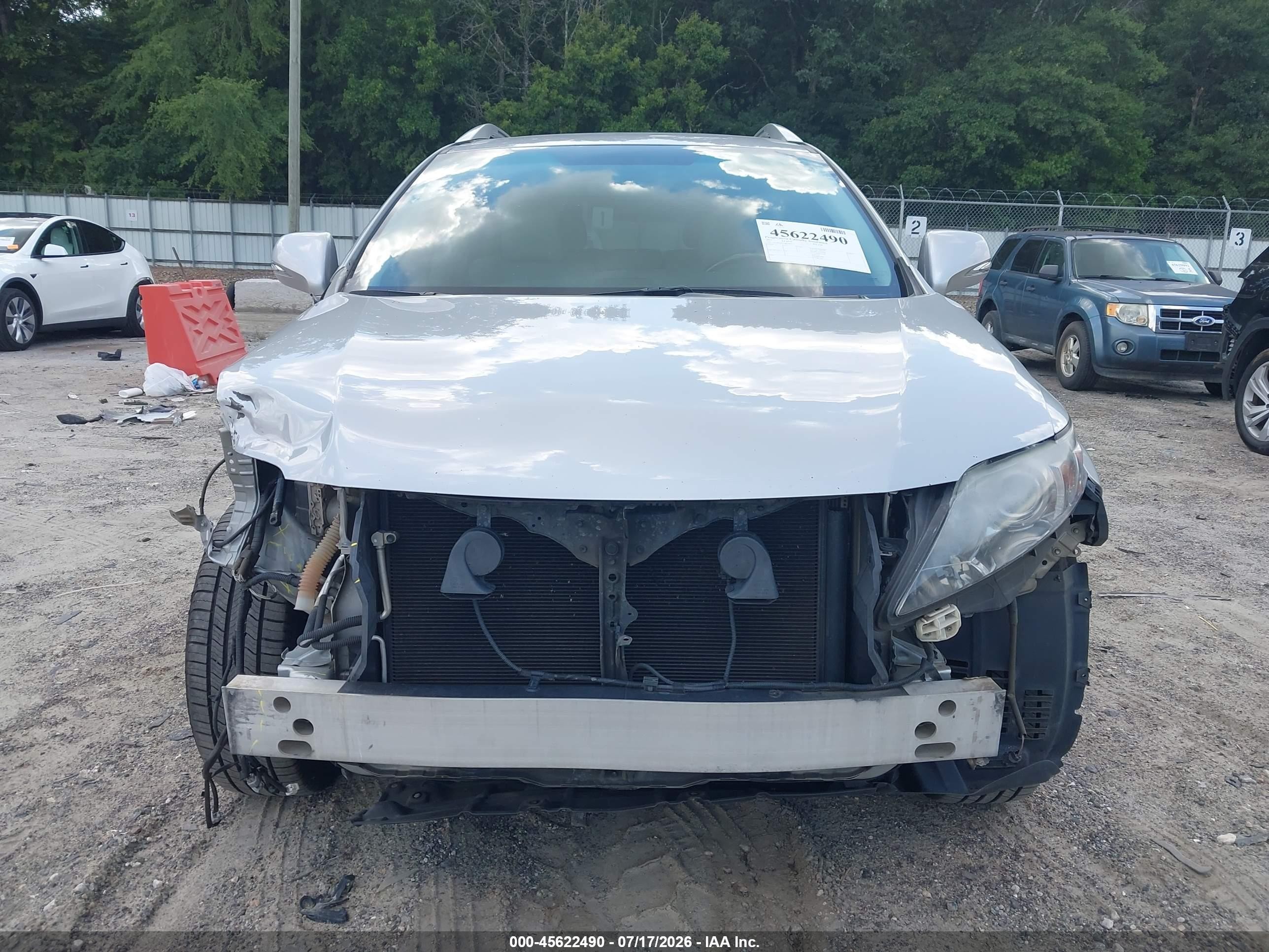 2011 Lexus Rx 350   Silver vin: 2T2ZK1BA1BC049533