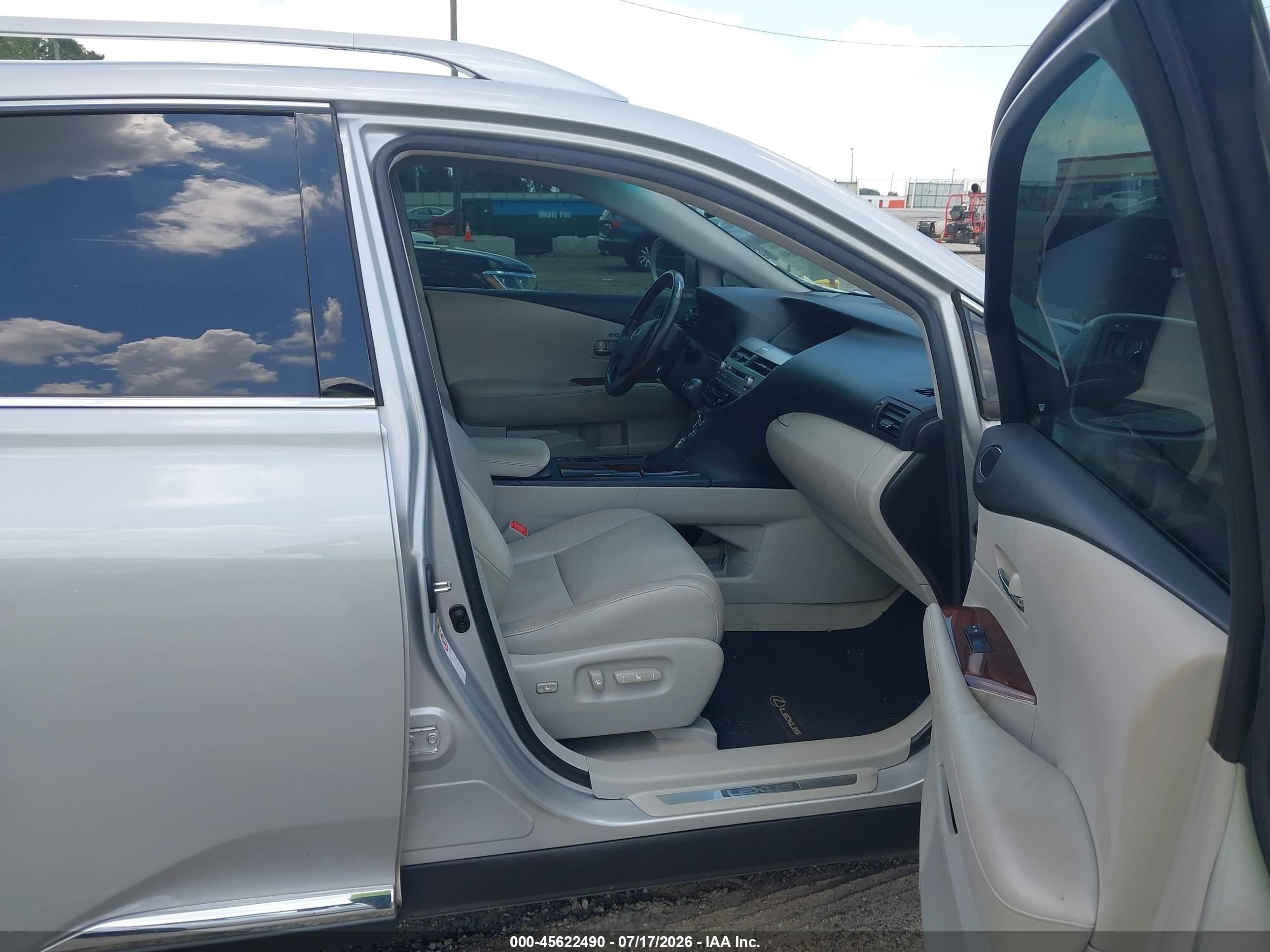 2011 Lexus Rx 350   Silver vin: 2T2ZK1BA1BC049533