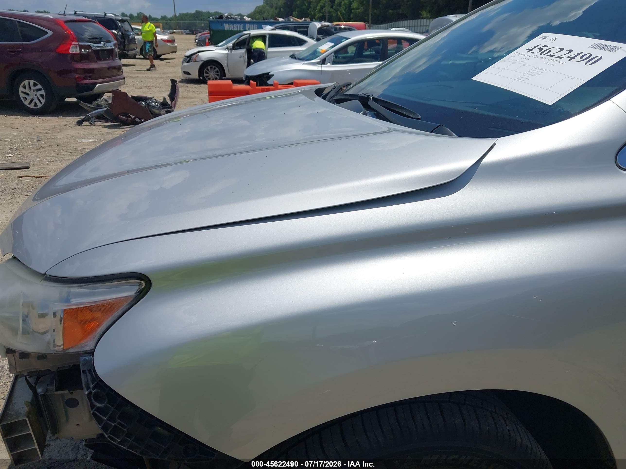 2011 Lexus Rx 350   Silver vin: 2T2ZK1BA1BC049533