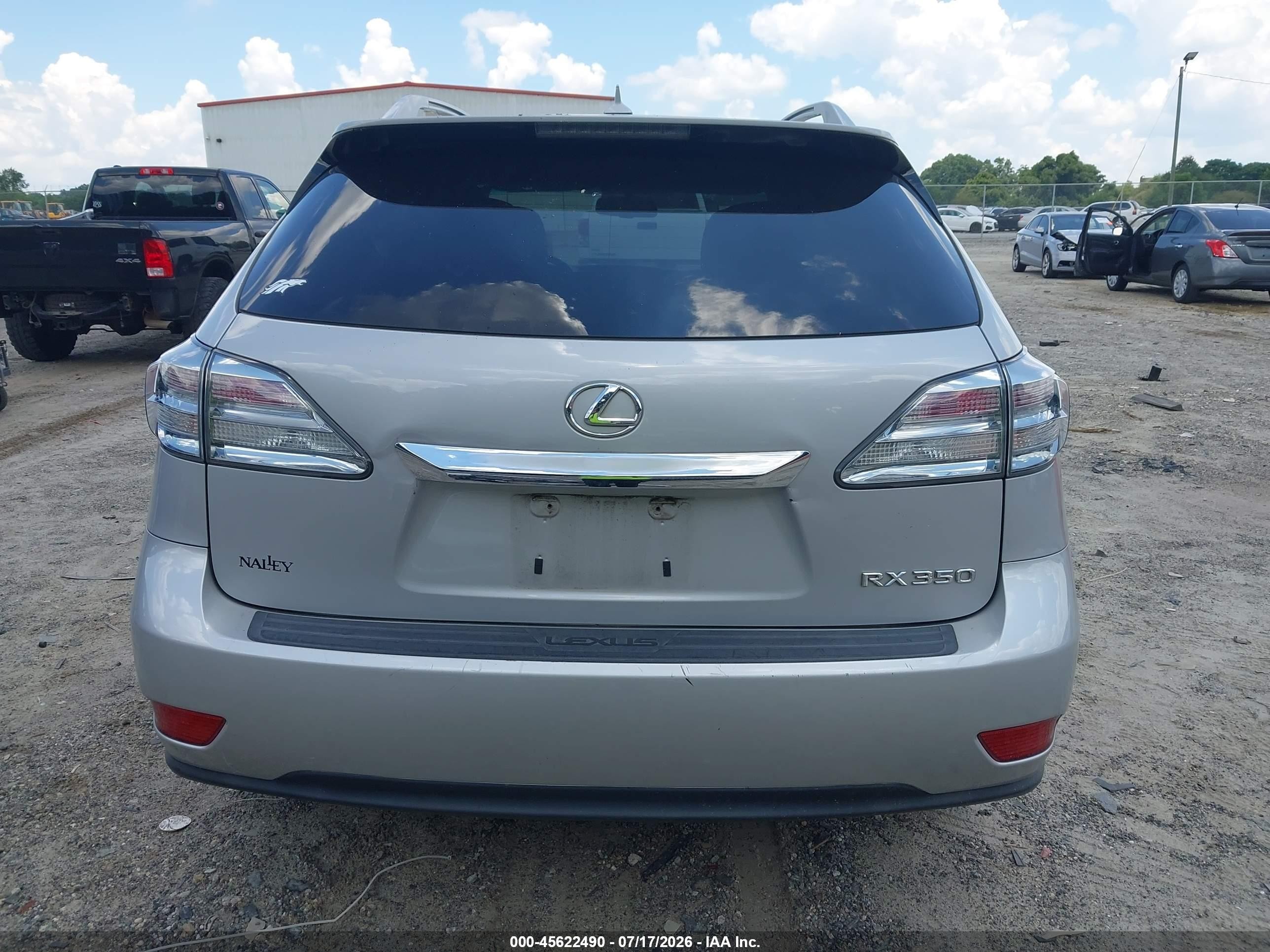 2011 Lexus Rx 350   Silver vin: 2T2ZK1BA1BC049533