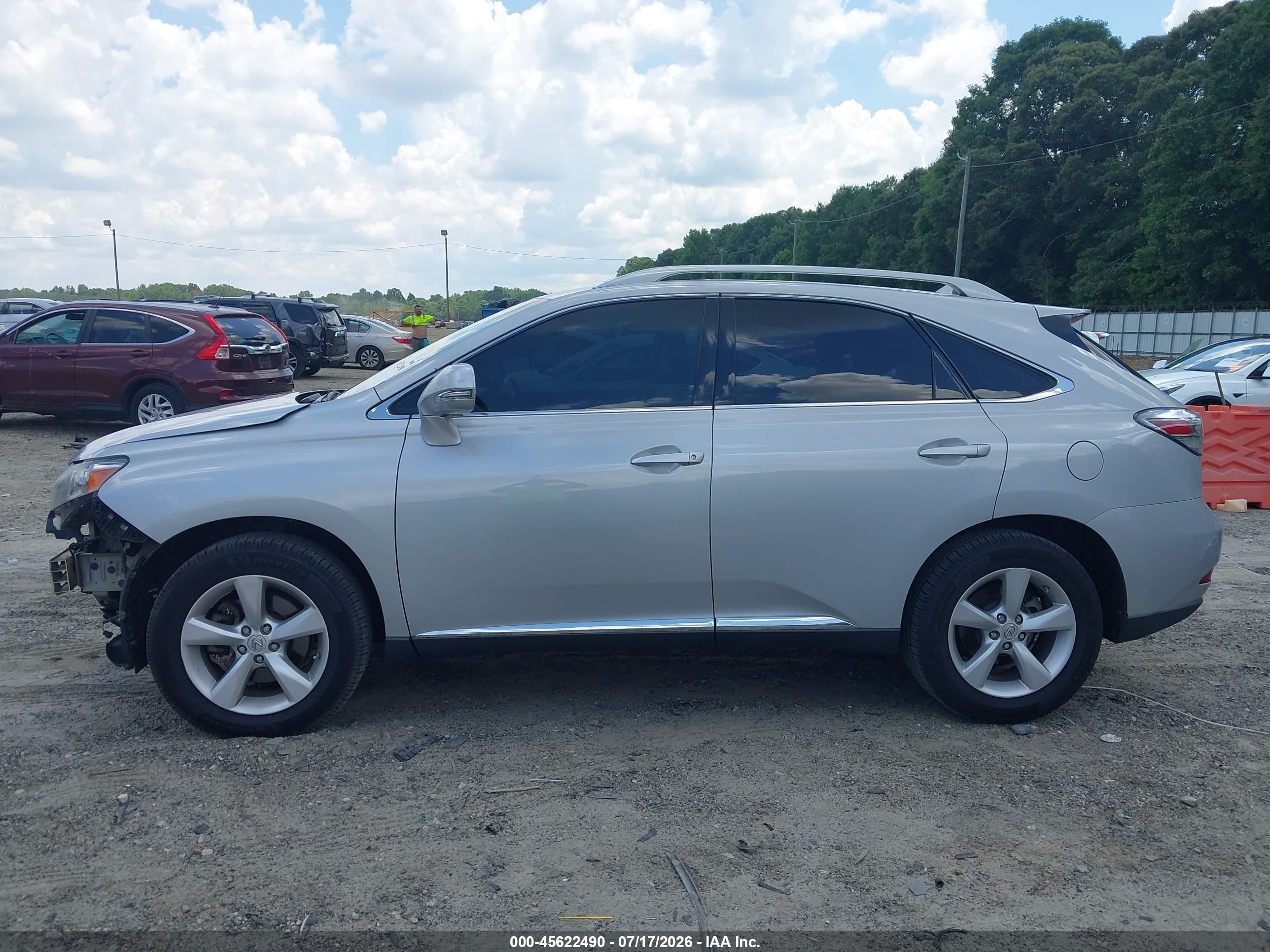 2011 Lexus Rx 350   Silver vin: 2T2ZK1BA1BC049533