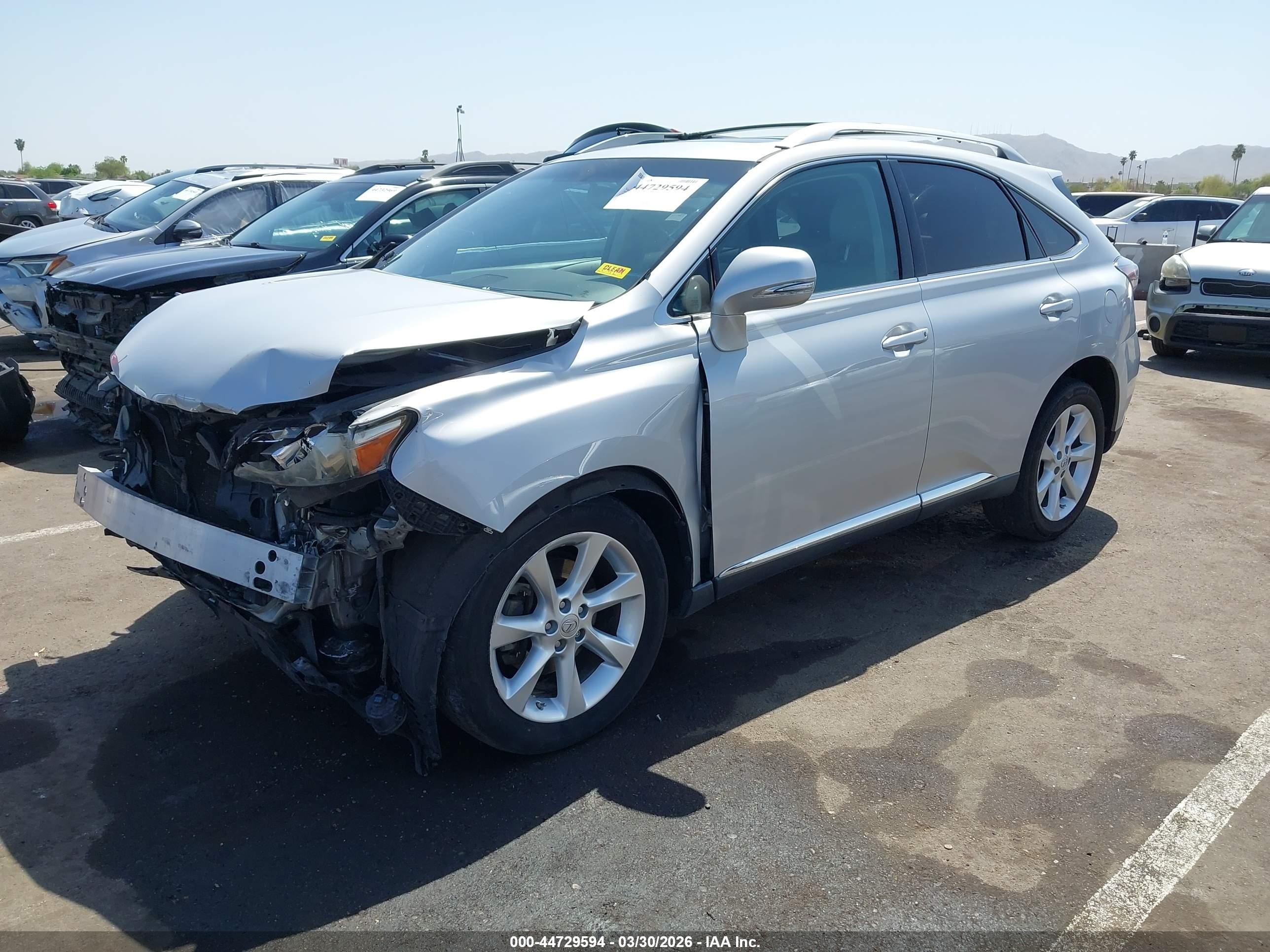 2011 Lexus Rx 350 Silver vin: 2T2ZK1BA1BC059138