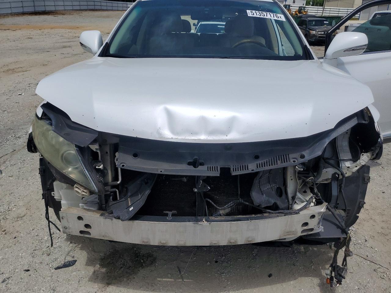2011 Lexus Rx 350 White vin: 2T2ZK1BA1BC061598