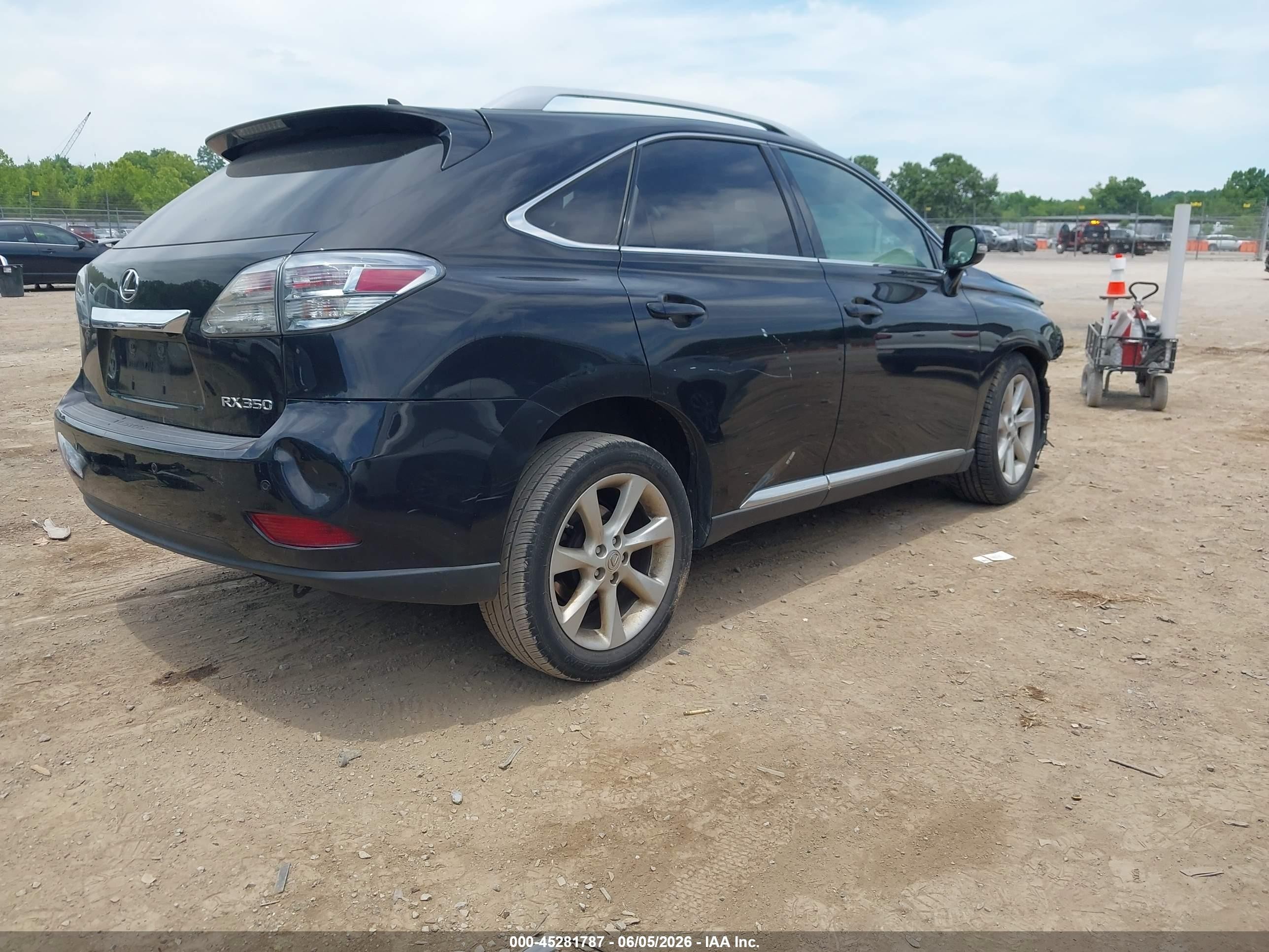 2012 Lexus Rx 350   Black vin: 2T2ZK1BA1CC068665