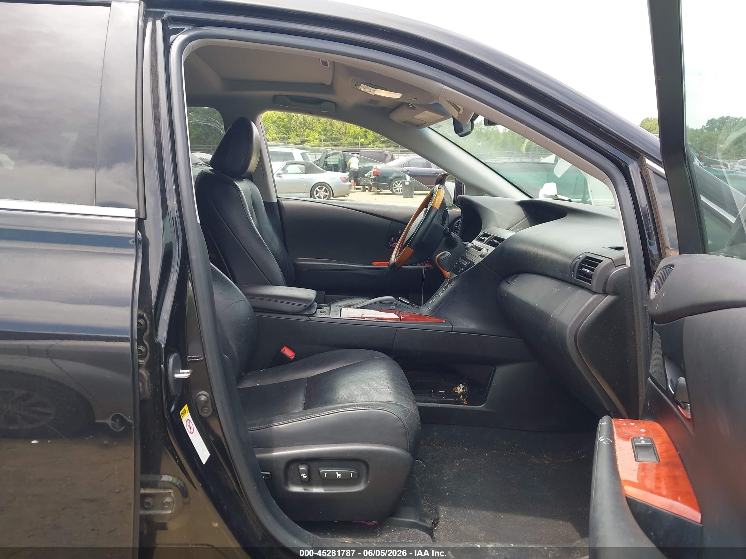 2012 Lexus Rx 350   Black vin: 2T2ZK1BA1CC068665