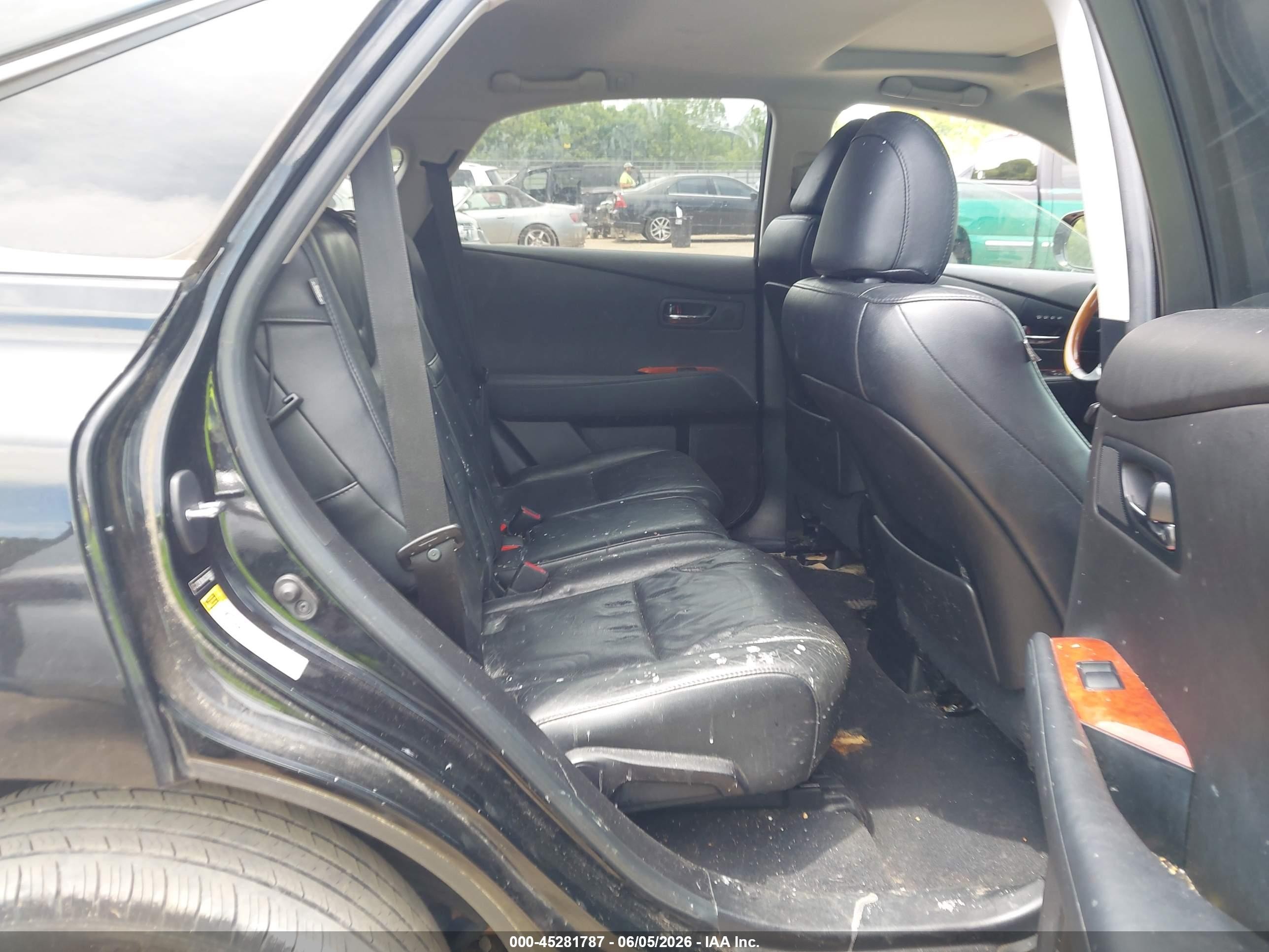 2012 Lexus Rx 350   Black vin: 2T2ZK1BA1CC068665
