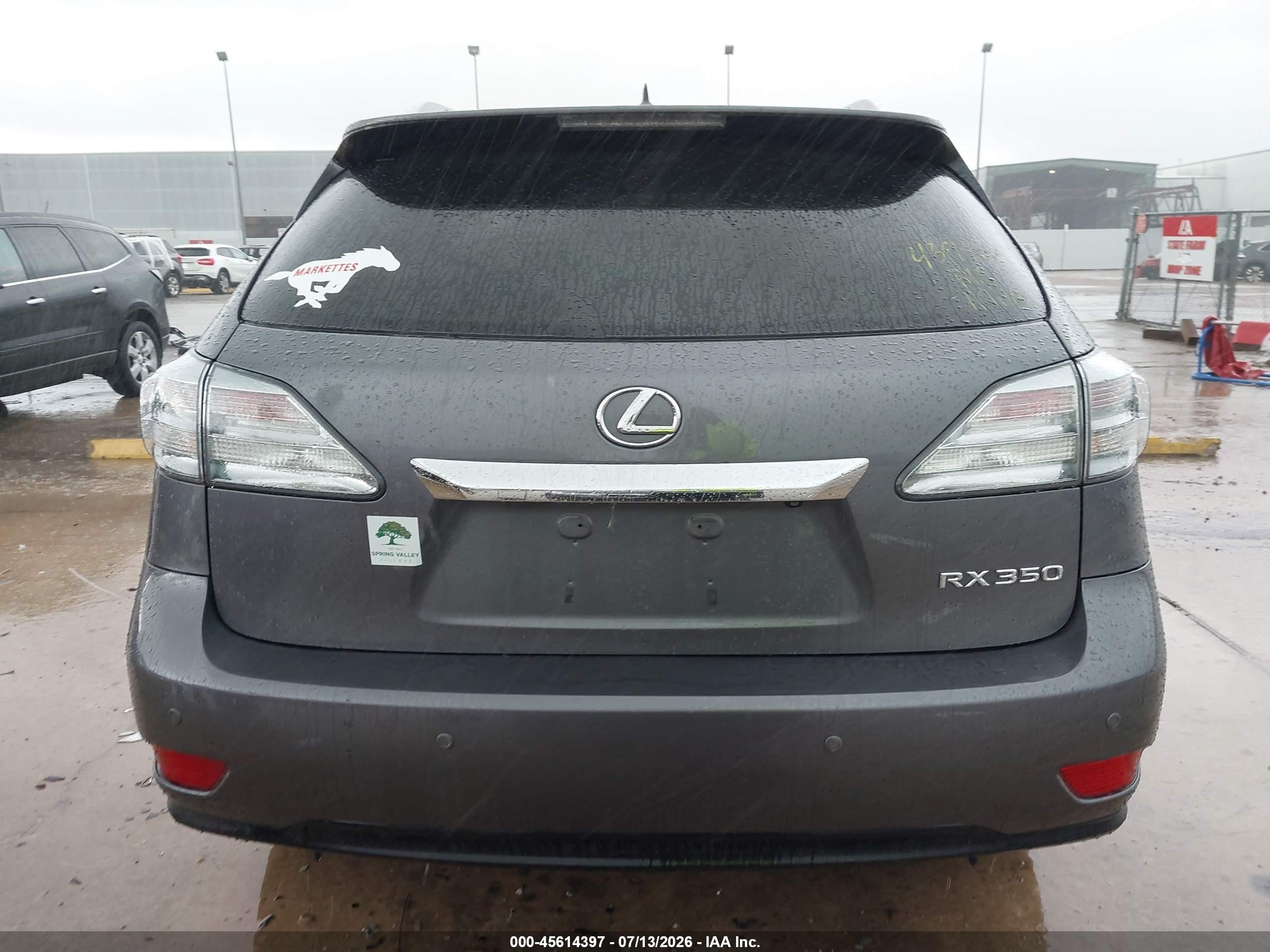 2012 Lexus Rx 350 Gray vin: 2T2ZK1BA1CC072859