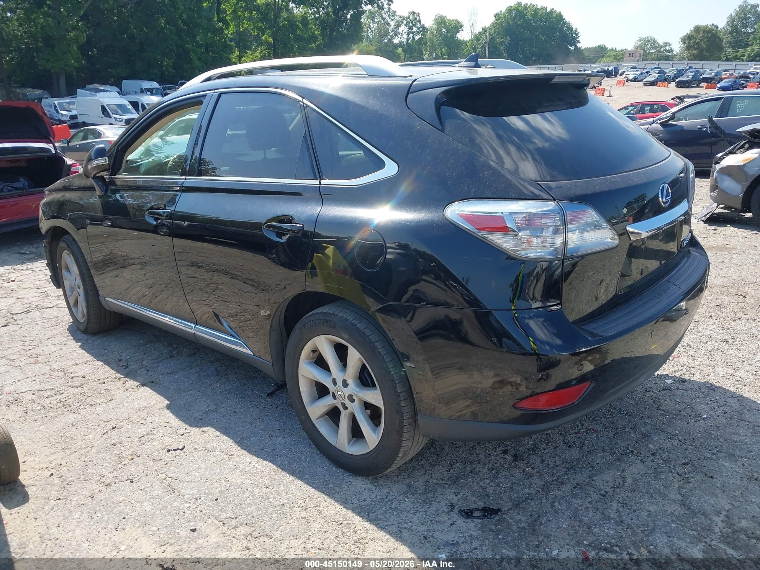 2012 Lexus Rx 350 Black vin: 2T2ZK1BA1CC078466