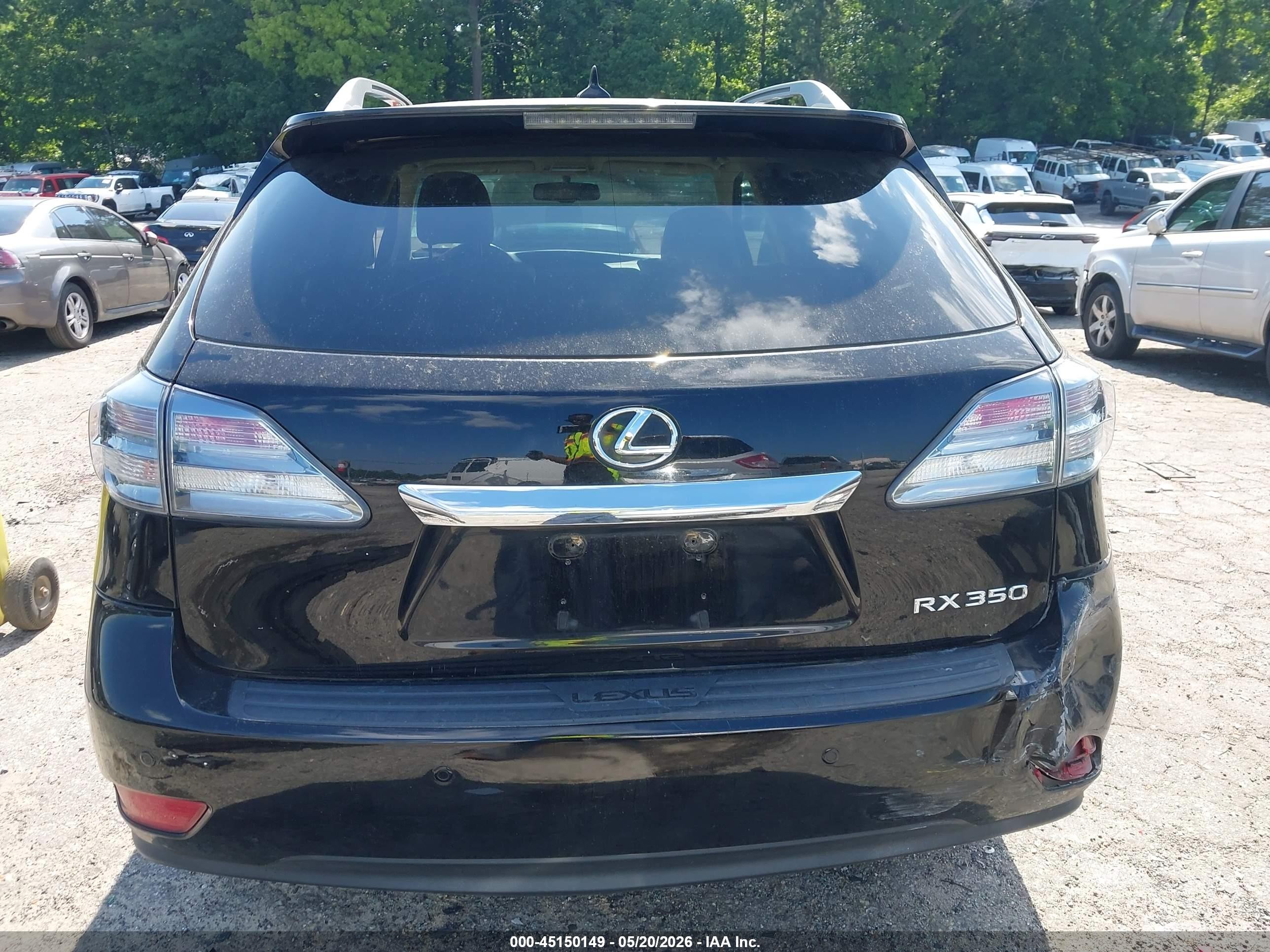 2012 Lexus Rx 350 Black vin: 2T2ZK1BA1CC078466