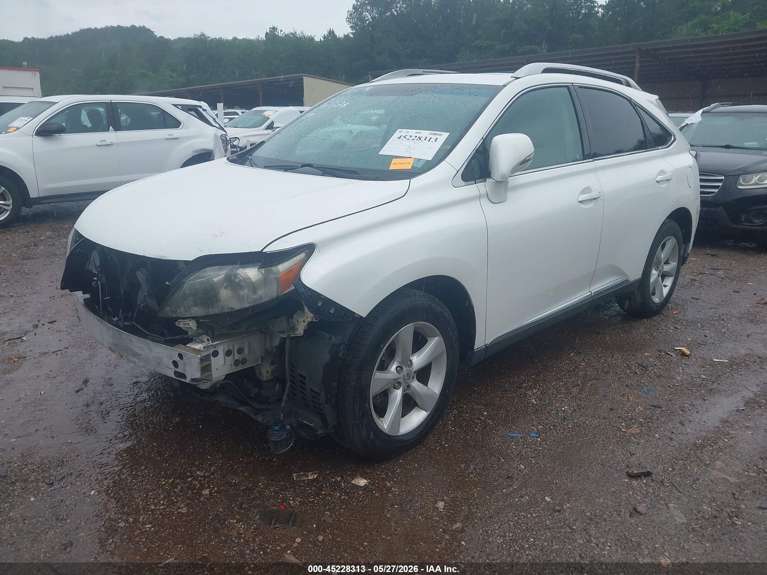 2012 Lexus Rx 350 White vin: 2T2ZK1BA1CC079598