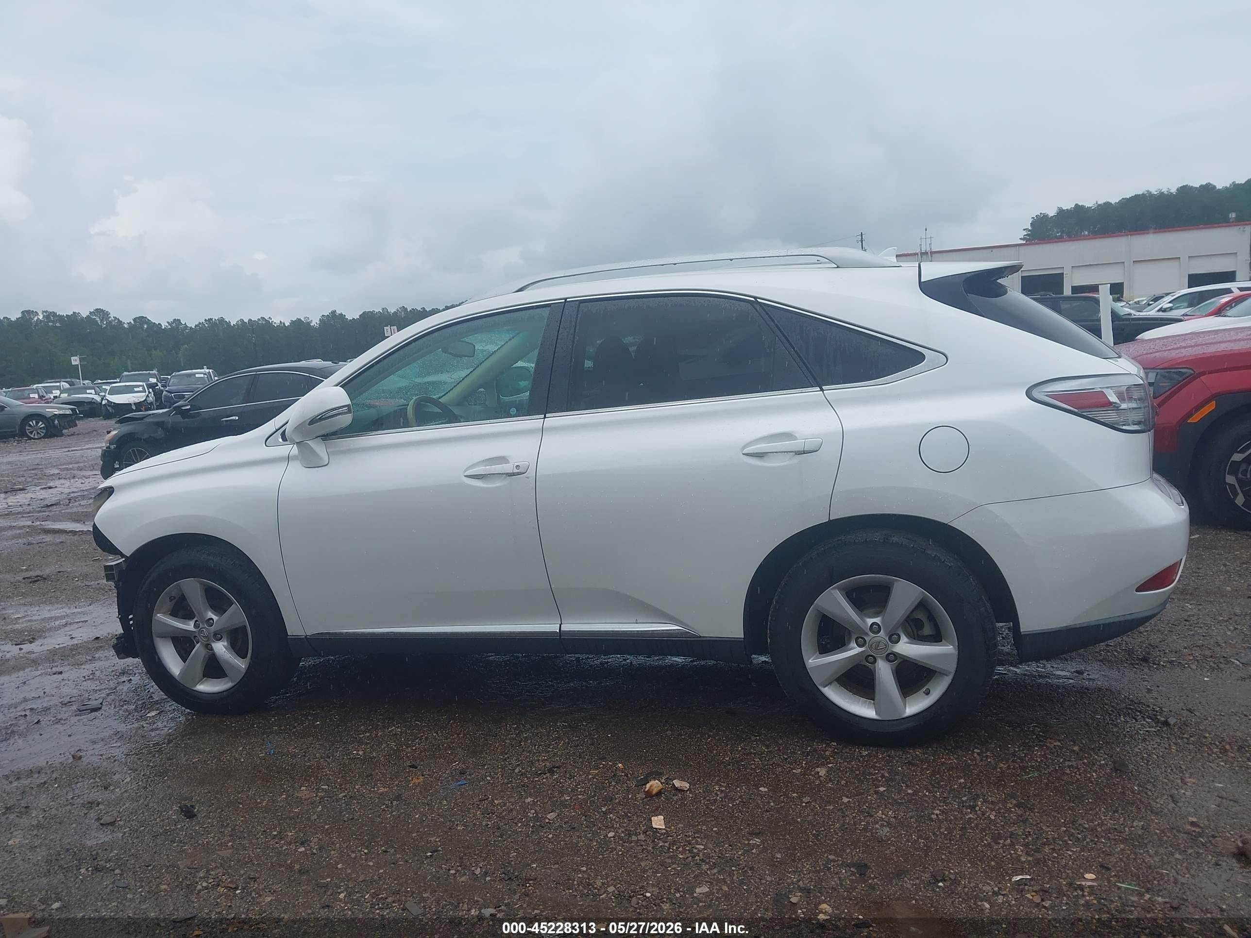 2012 Lexus Rx 350 White vin: 2T2ZK1BA1CC079598