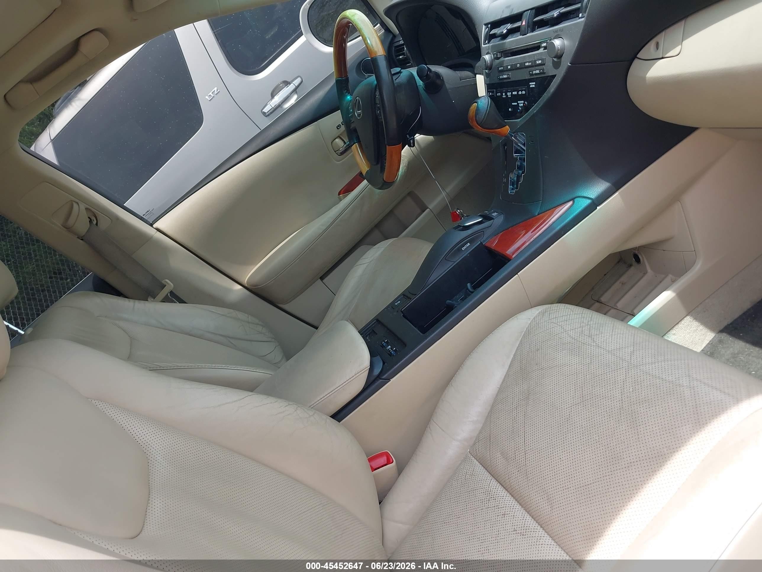 2012 Lexus Rx 350   White vin: 2T2ZK1BA1CC082050