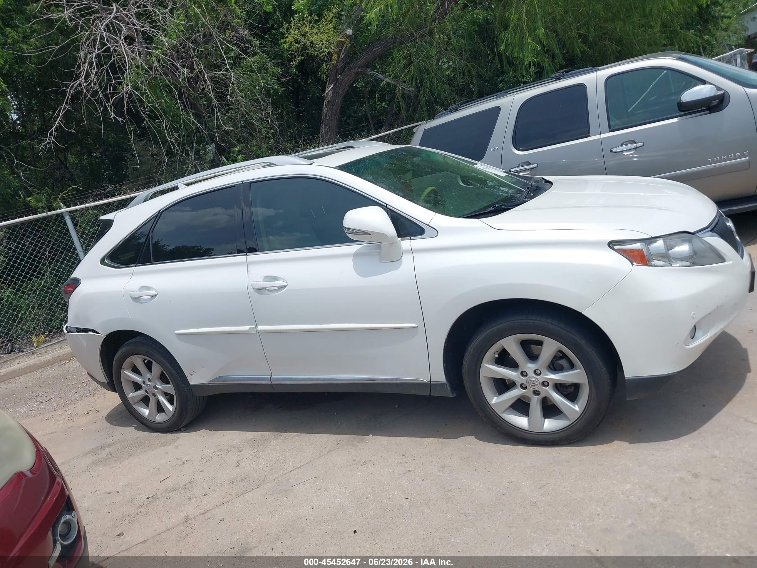 2012 Lexus Rx 350   White vin: 2T2ZK1BA1CC082050
