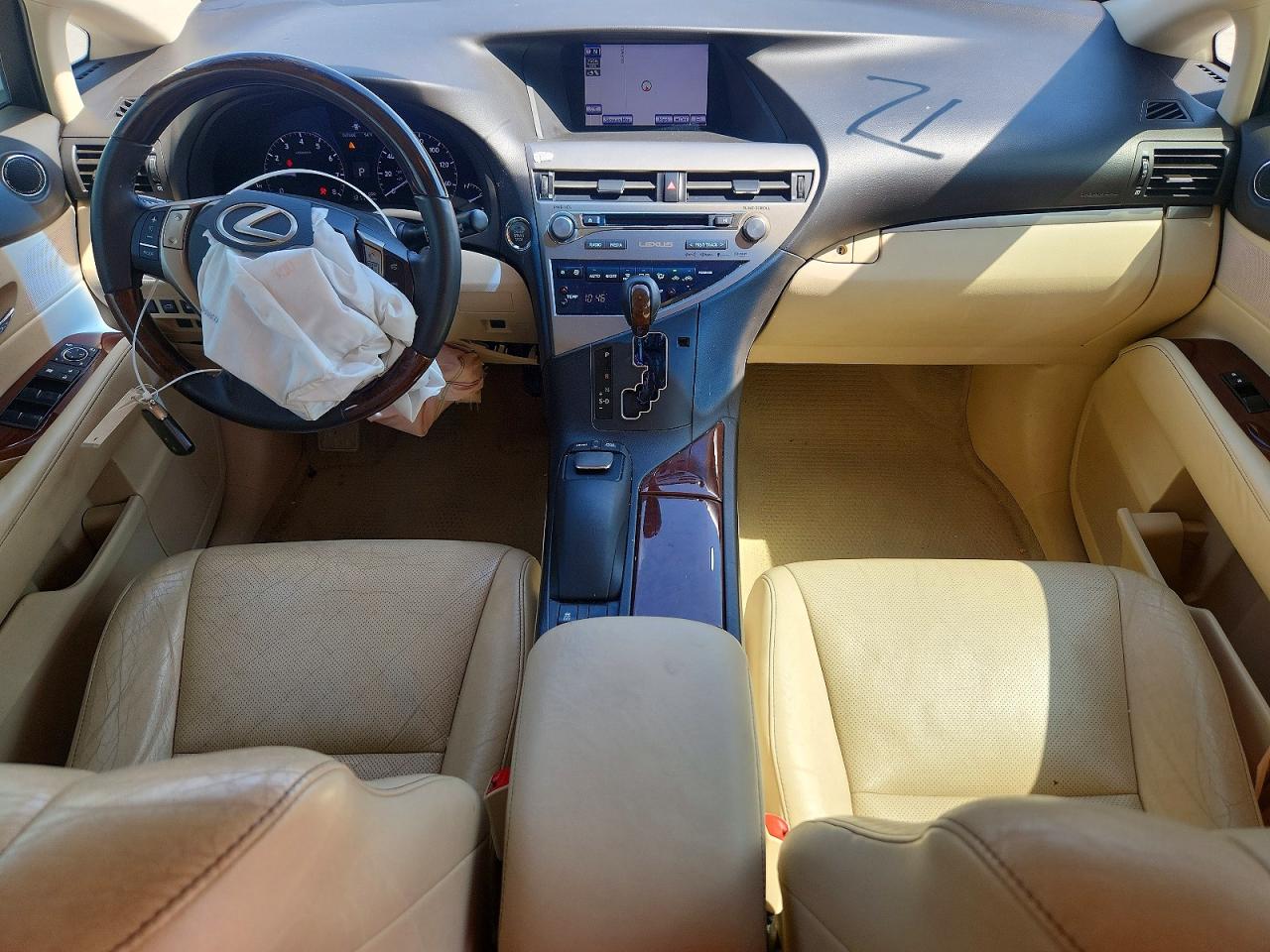2013 Lexus Rx 350 White vin: 2T2ZK1BA1DC089257