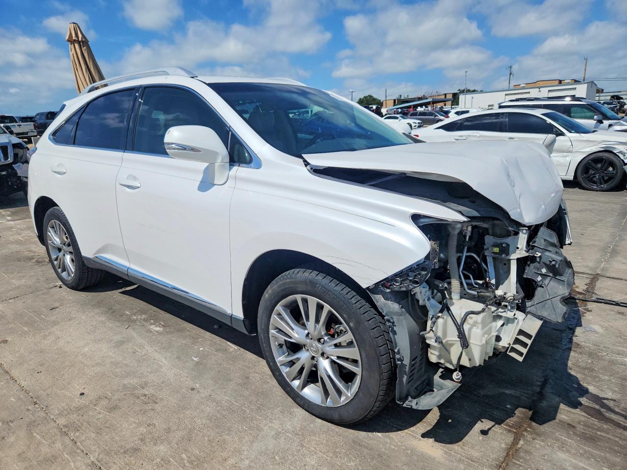 2013 Lexus Rx 350 White vin: 2T2ZK1BA1DC089257