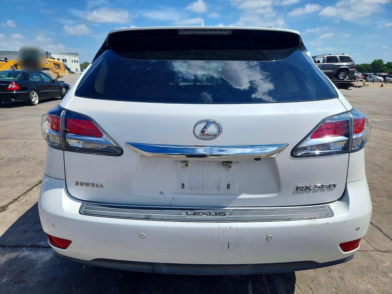 2013 Lexus Rx 350 White vin: 2T2ZK1BA1DC089257