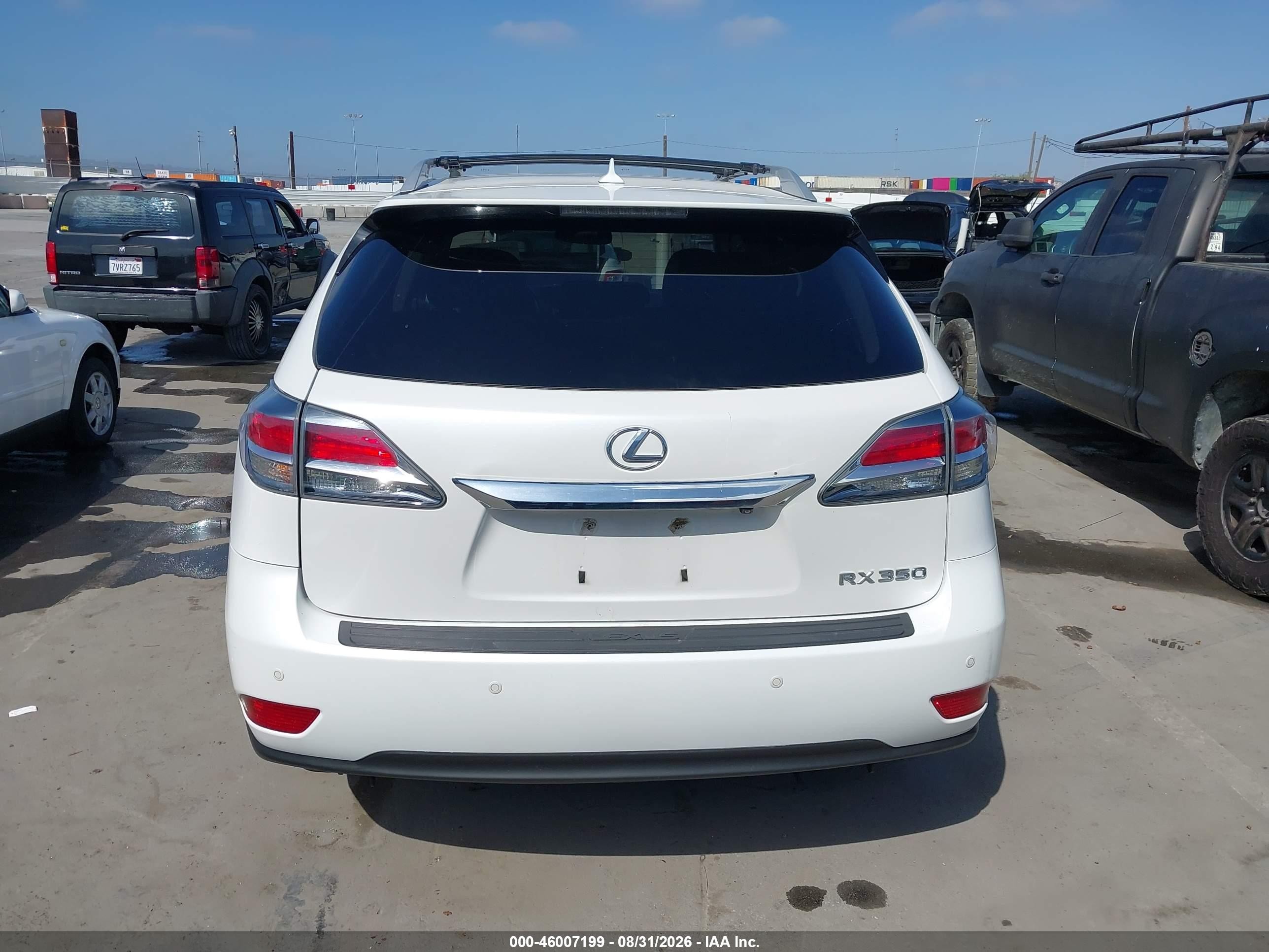 2013 Lexus Rx 350 Белый vin: 2T2ZK1BA1DC089694