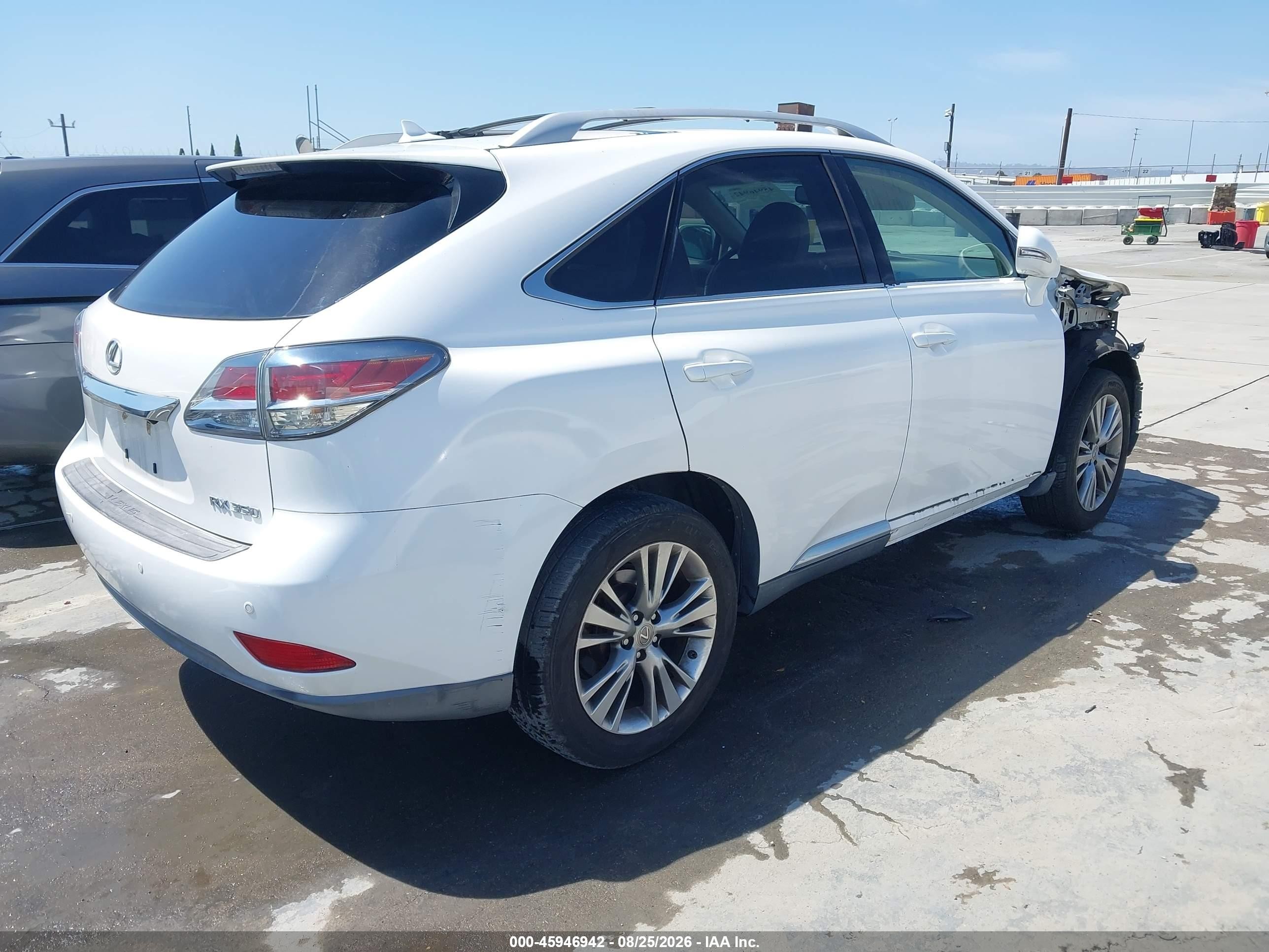 2013 Lexus Rx 350 White vin: 2T2ZK1BA1DC094006