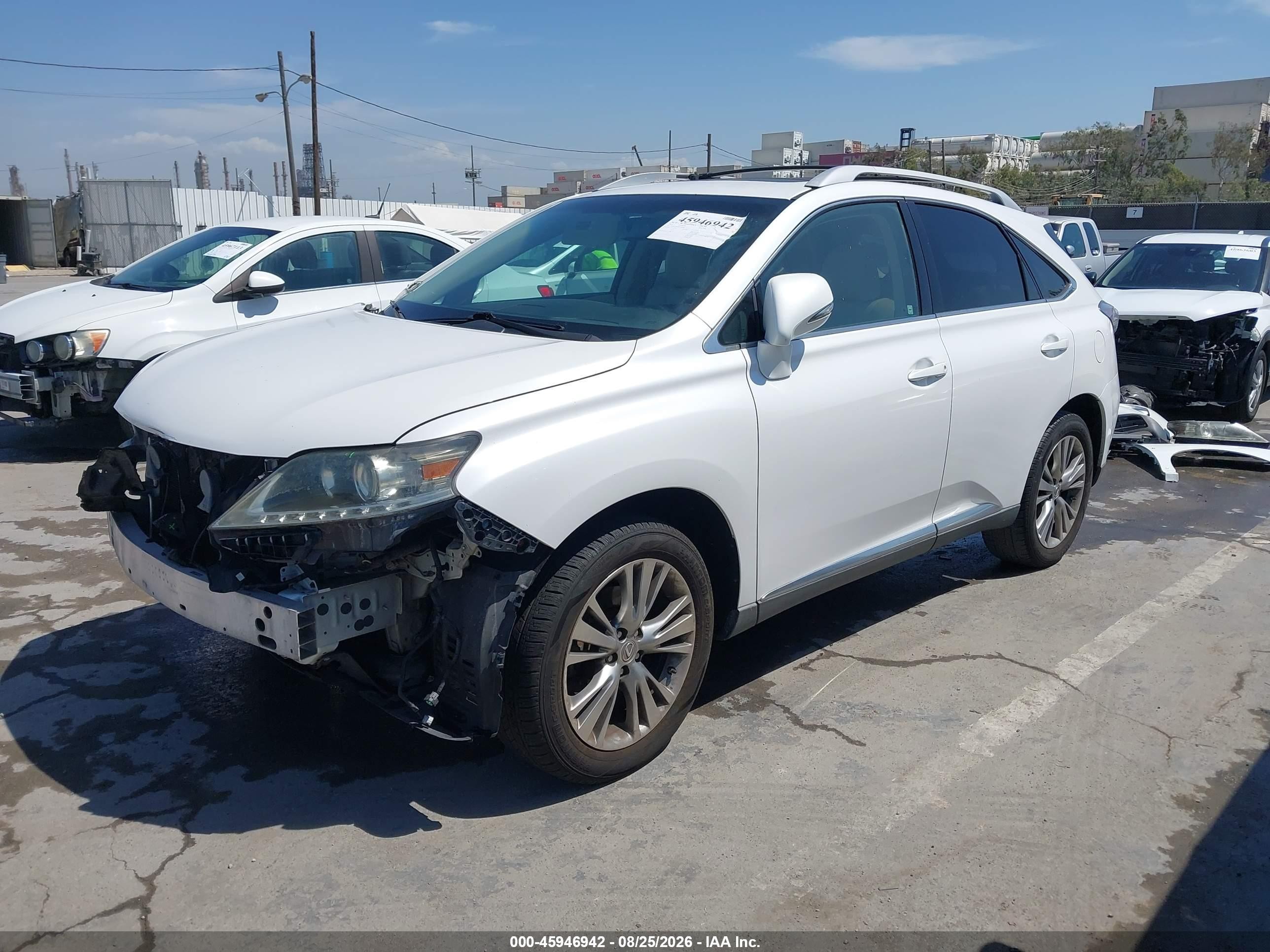 2013 Lexus Rx 350 White vin: 2T2ZK1BA1DC094006