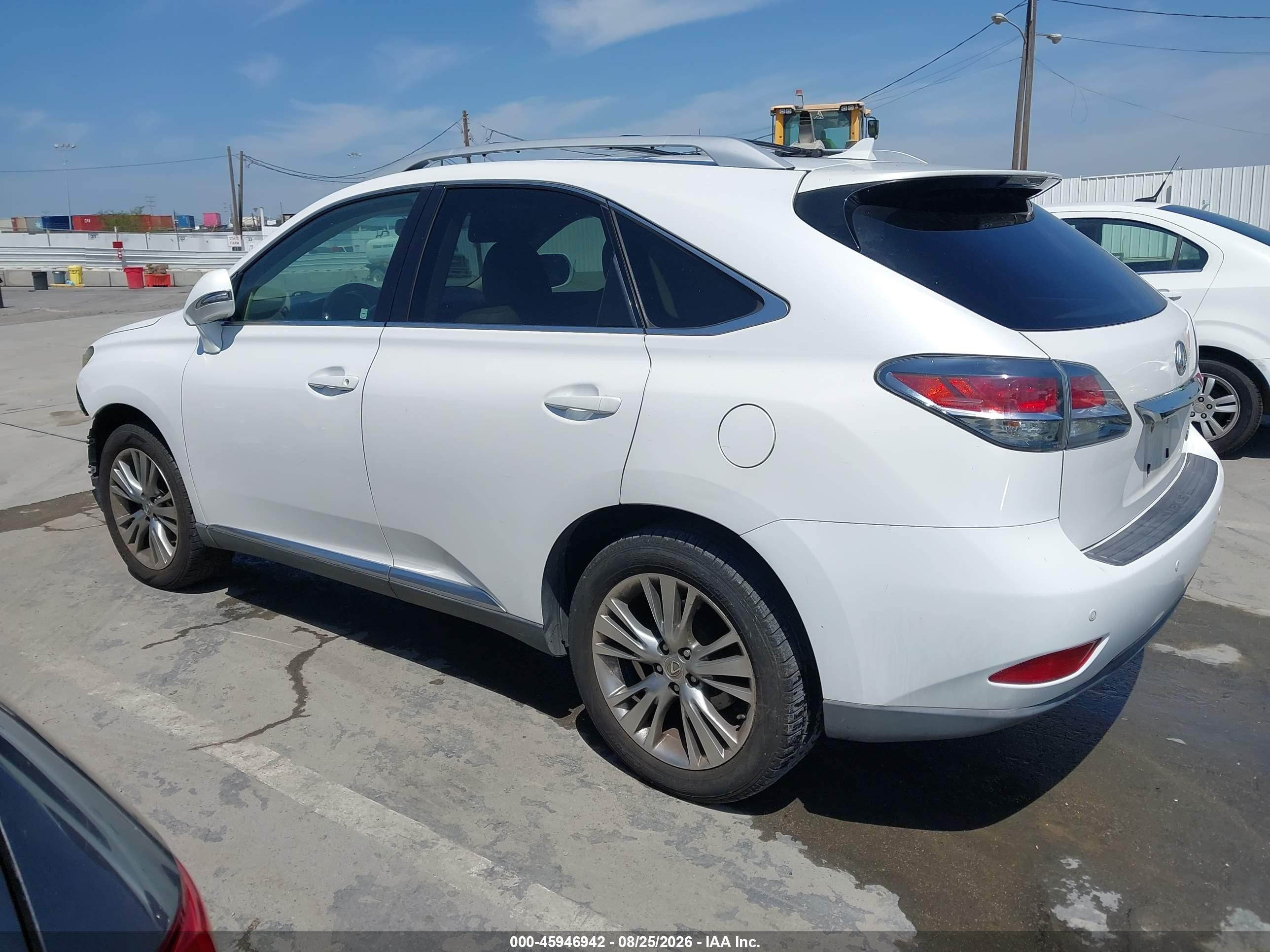 2013 Lexus Rx 350 White vin: 2T2ZK1BA1DC094006