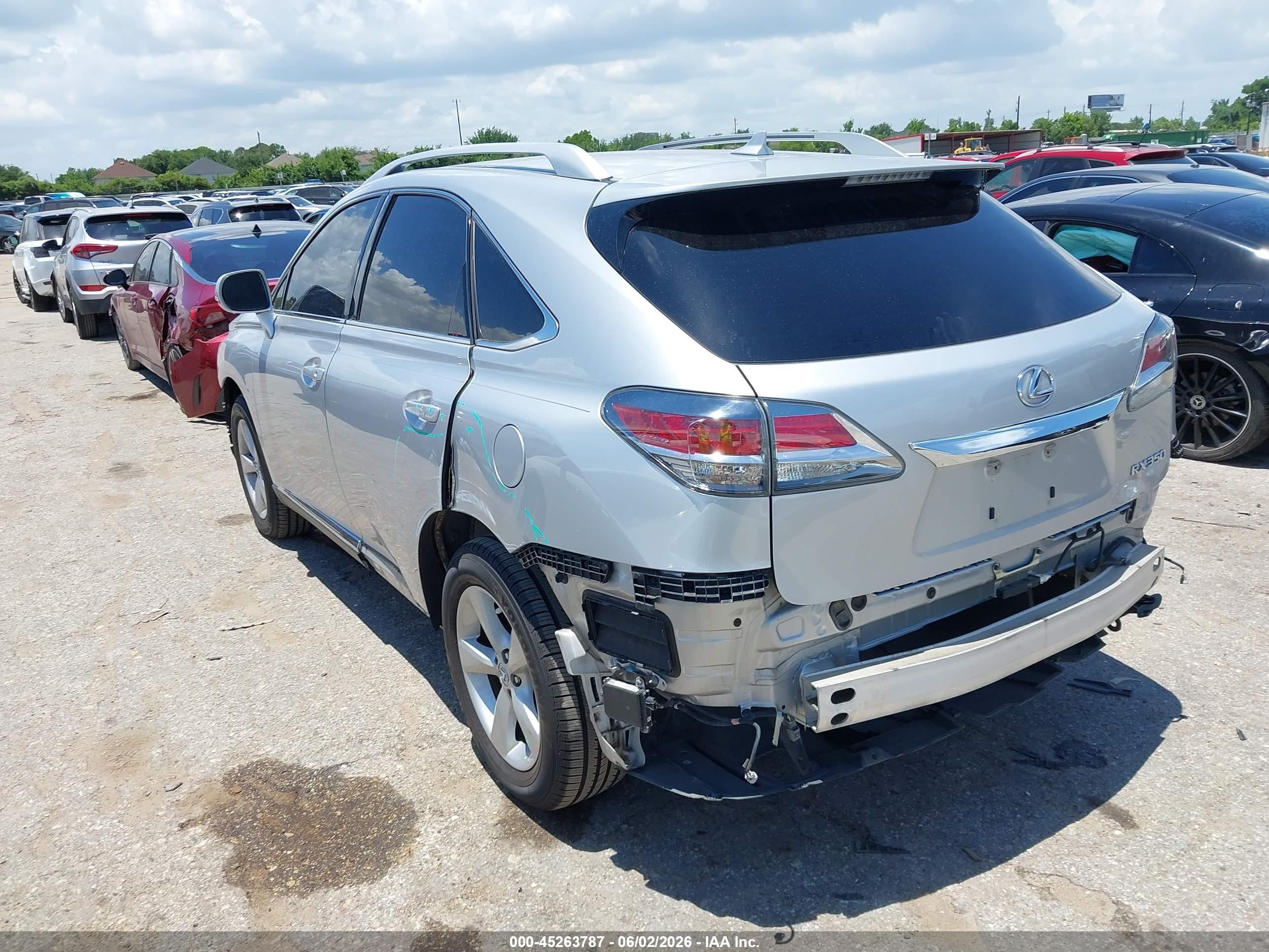 2013 Lexus Rx 350 Silver vin: 2T2ZK1BA1DC097701