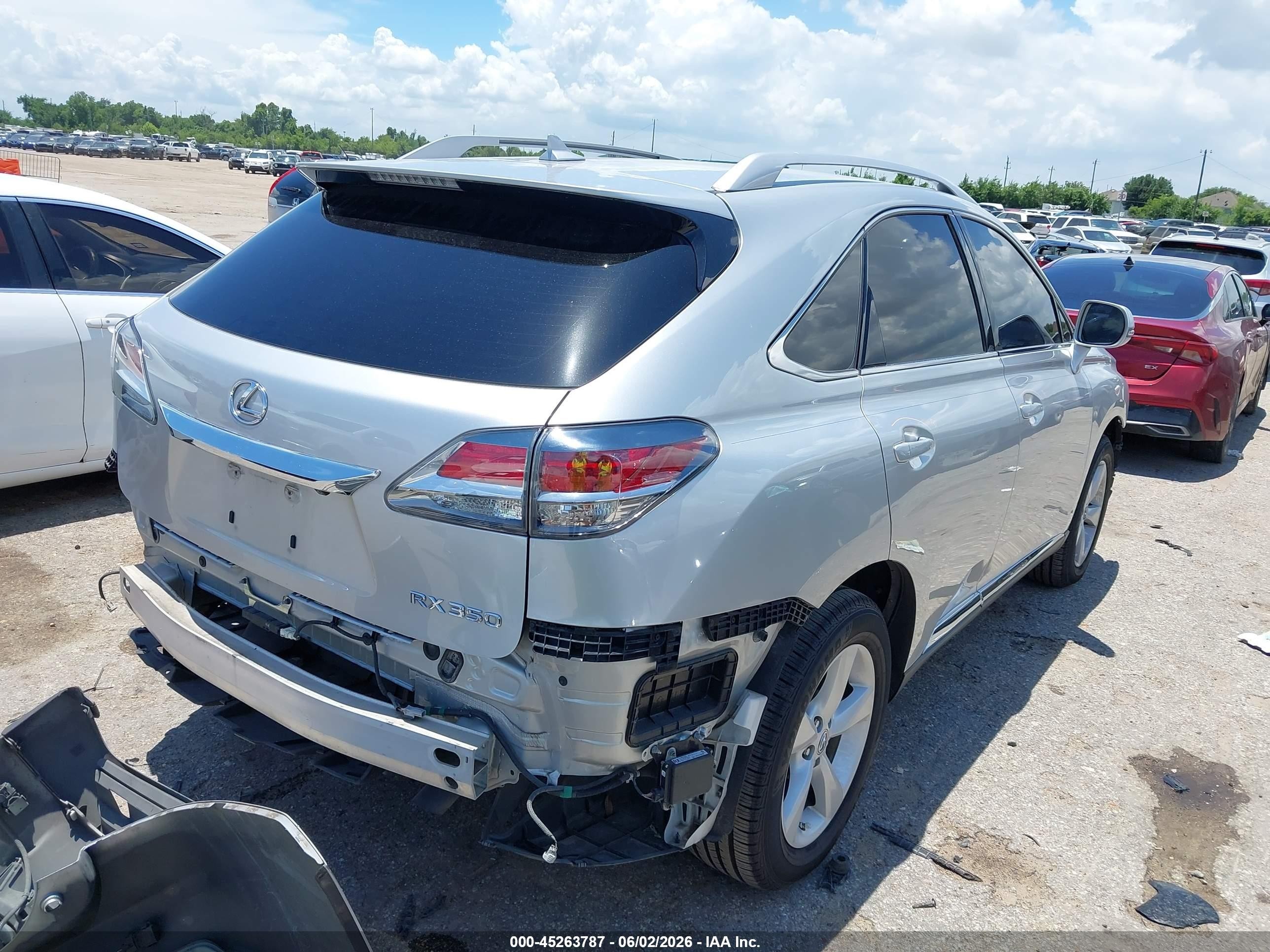 2013 Lexus Rx 350 Silver vin: 2T2ZK1BA1DC097701