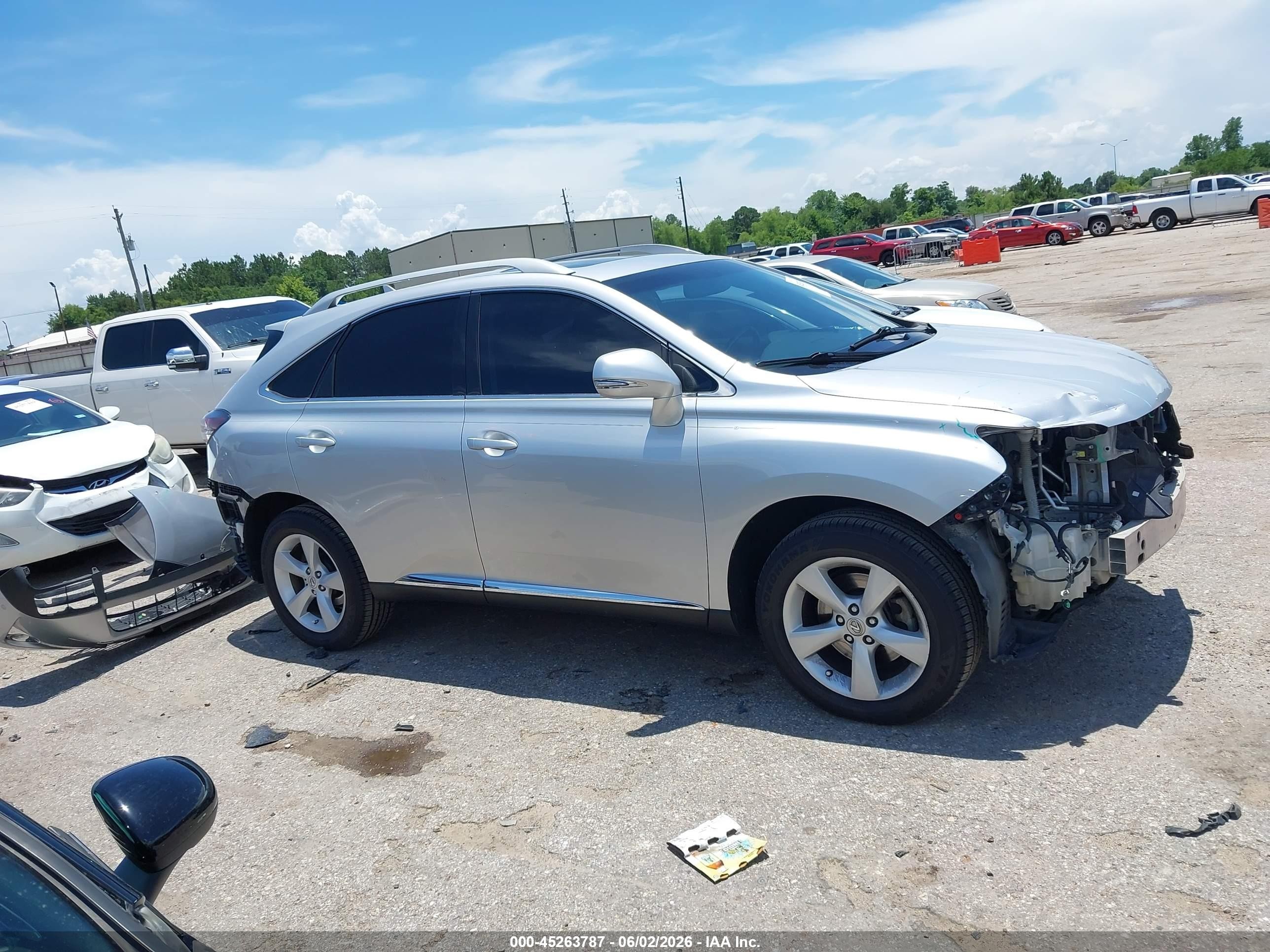 2013 Lexus Rx 350 Silver vin: 2T2ZK1BA1DC097701
